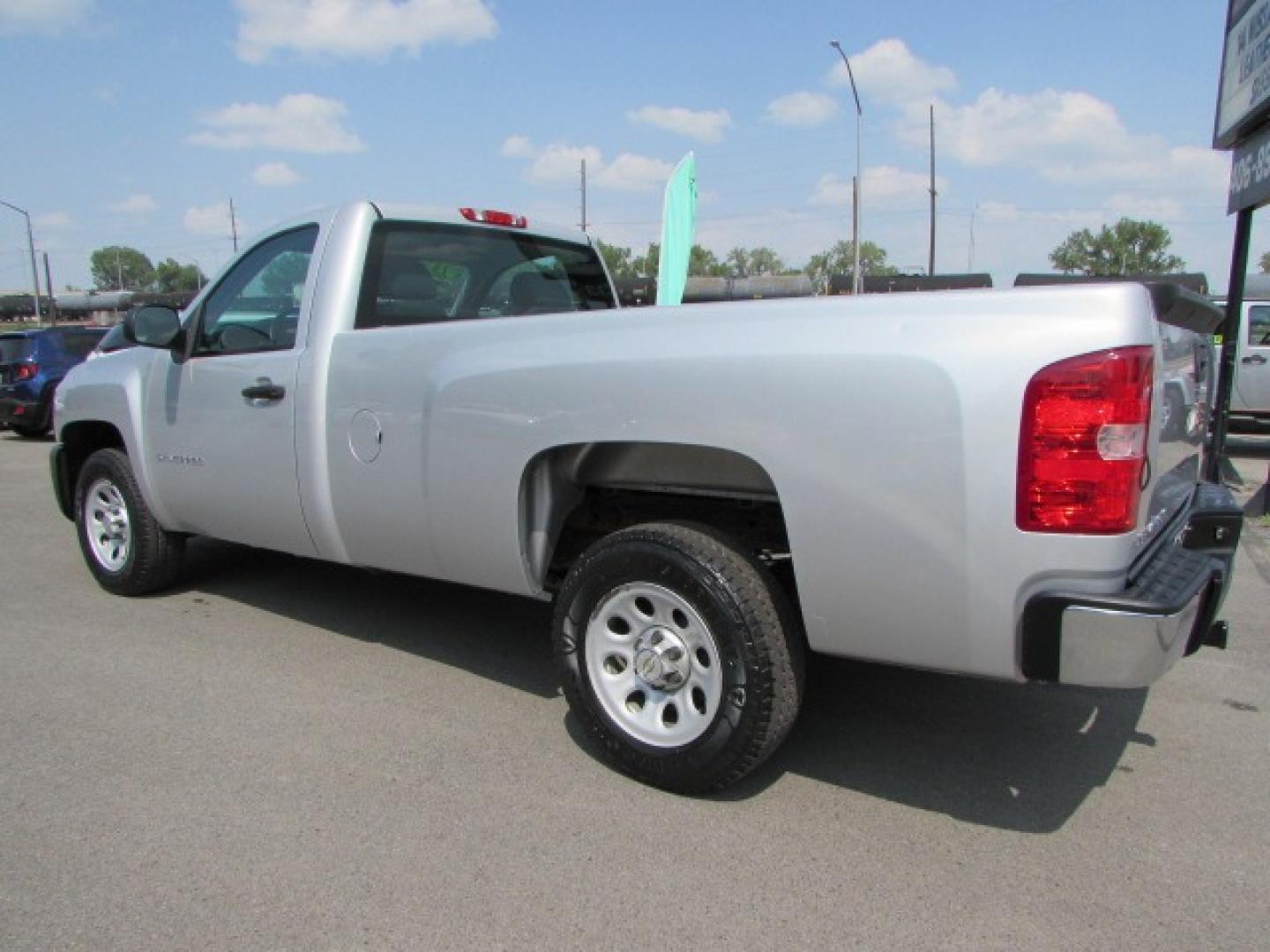 2013 Silver /Gray Chevrolet Silverado 1500 Work Truck 2WD (1GCNCPEA5DZ) with an 4.8L V6 OHV 16V engine, 4 speed automatic transmission, located at 4562 State Avenue, Billings, MT, 59101, (406) 896-9833, 45.769516, -108.526772 - Photo#1