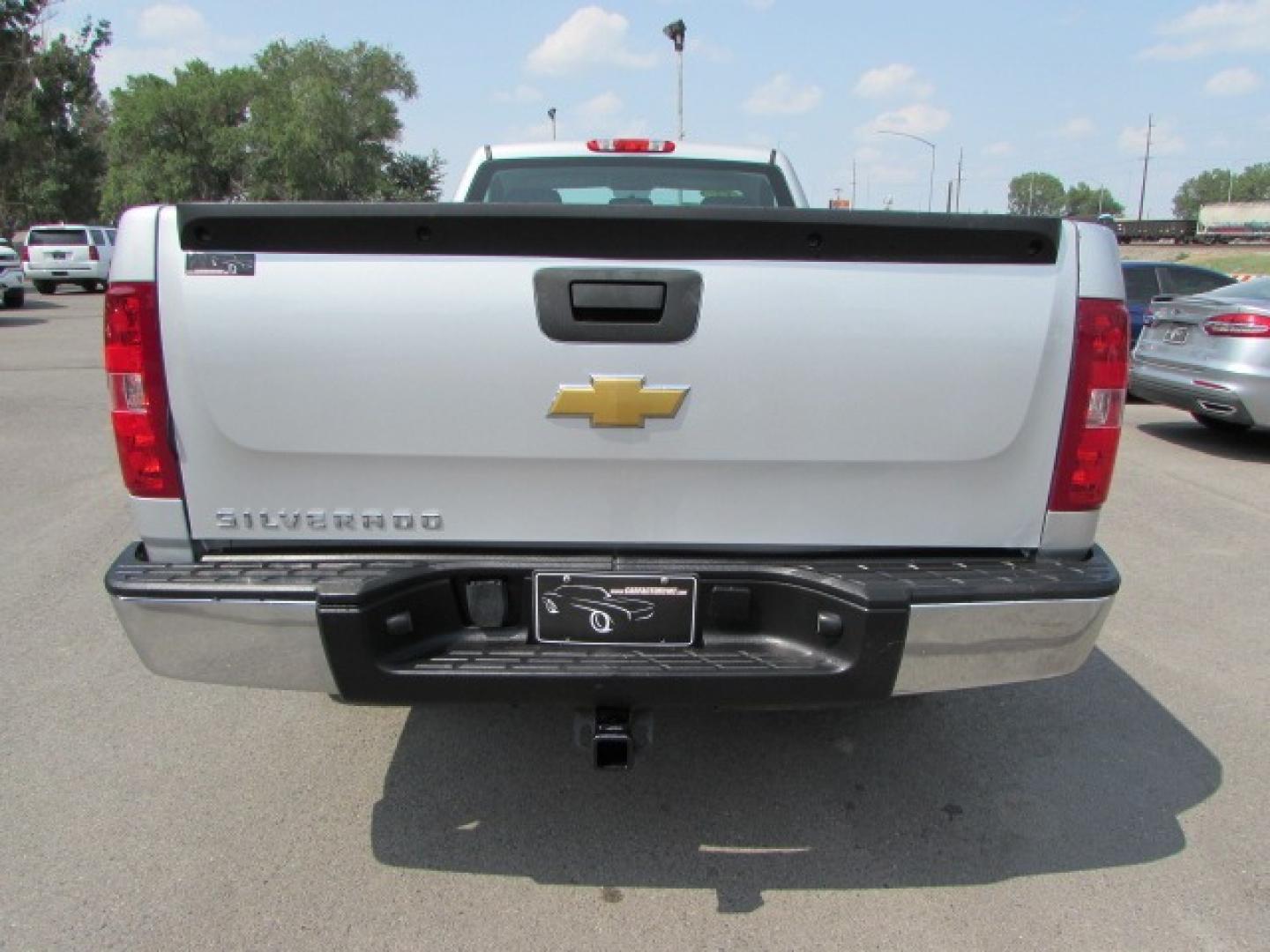 2013 Silver /Gray Chevrolet Silverado 1500 Work Truck 2WD (1GCNCPEA5DZ) with an 4.8L V6 OHV 16V engine, 4 speed automatic transmission, located at 4562 State Avenue, Billings, MT, 59101, (406) 896-9833, 45.769516, -108.526772 - Photo#2
