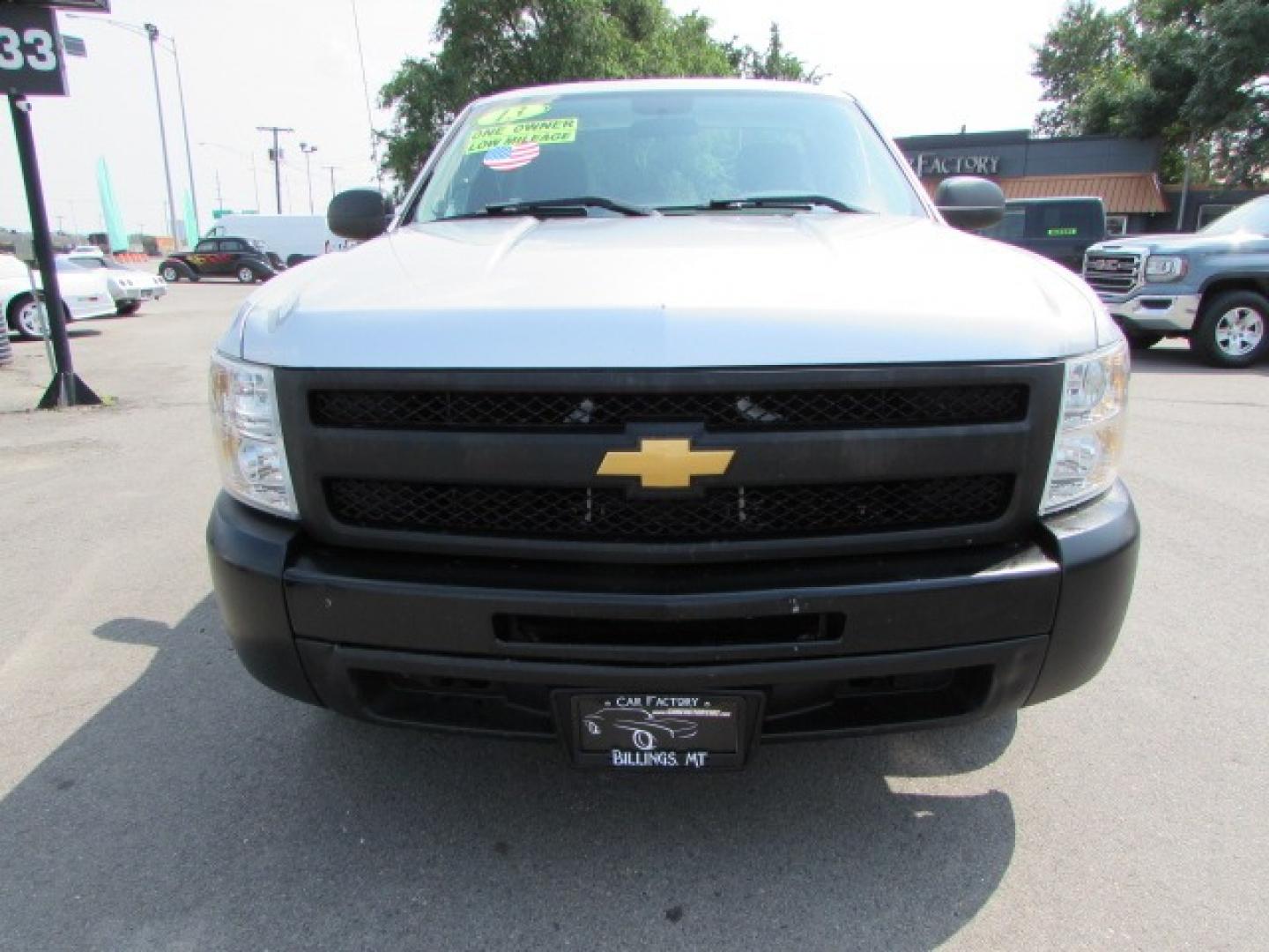 2013 Silver /Gray Chevrolet Silverado 1500 Work Truck 2WD (1GCNCPEA5DZ) with an 4.8L V6 OHV 16V engine, 4 speed automatic transmission, located at 4562 State Avenue, Billings, MT, 59101, (406) 896-9833, 45.769516, -108.526772 - Photo#5