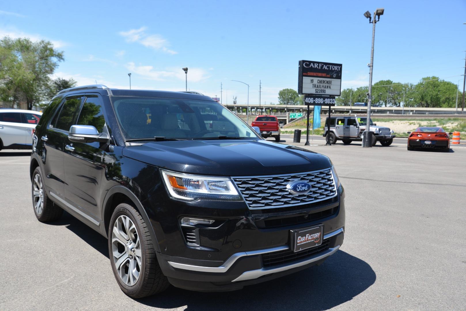 2019 Black /Gray Leather Ford Explorer Platinum AWD (1FM5K8HT2KG) with an 3.5L V6 DOHC 24V engine, 6A transmission, located at 4562 State Avenue, Billings, MT, 59101, (406) 896-9833, 45.769516, -108.526772 - 2019 Ford Explorer Platinum AWD - One owner - 38,758 miles! 3.5L Ecoboost V6 DOHC 24V engine - 6 speed automatic transmission - All wheel drive - One owner - 38,758 miles - Inspected and serviced - complete vehicle history report provided Platinum package - air conditioning - dual zone climat - Photo#2