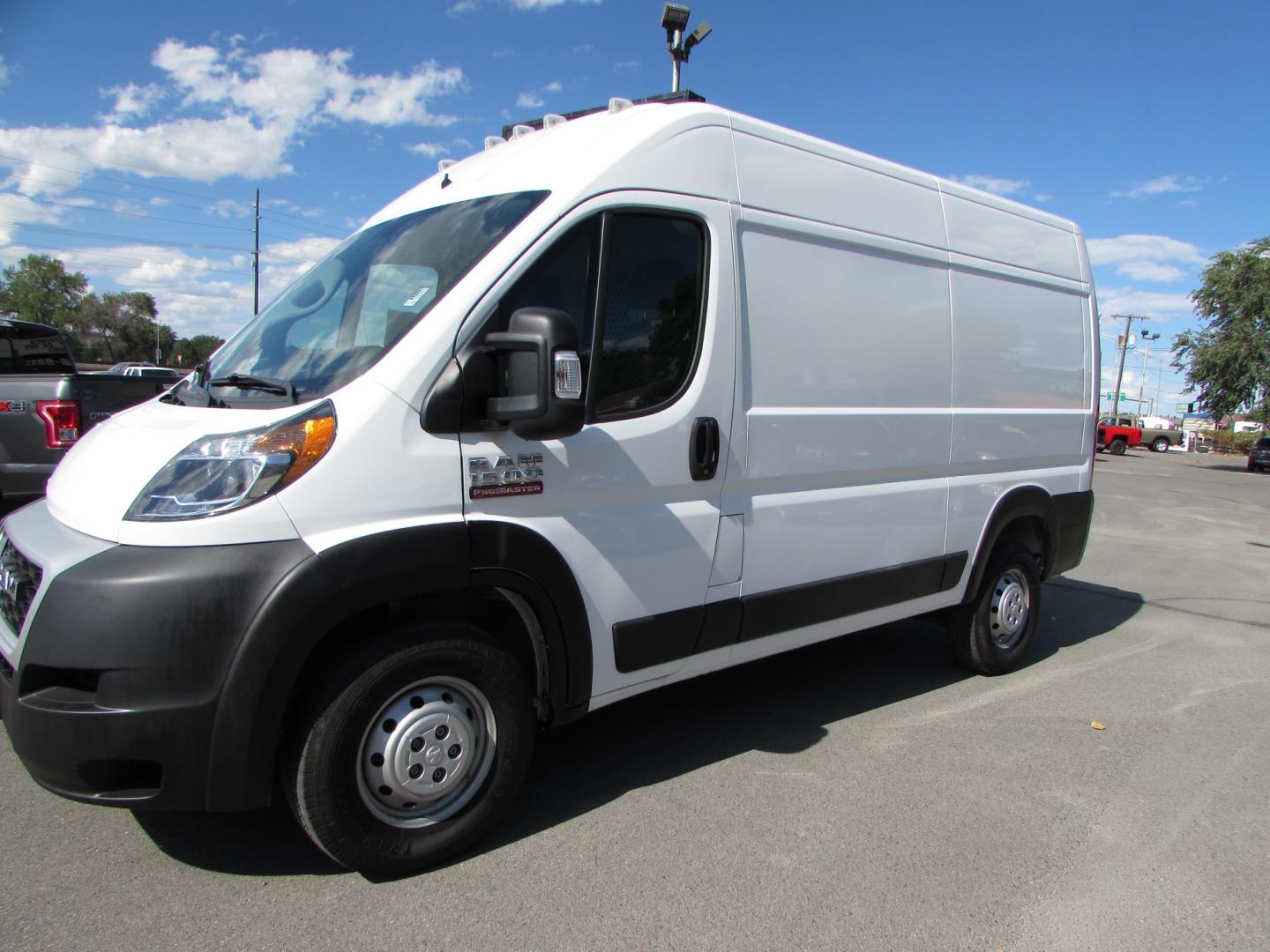 2020 White /Gray RAM Promaster 1500 High Roof Tradesman 136-in. WB (3C6TRVBG9LE) with an 3.6L V6 engine, 6A transmission, located at 4562 State Avenue, Billings, MT, 59101, (406) 896-9833, 45.769516, -108.526772 - Photo#0