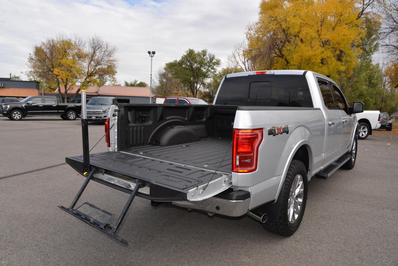 2017 Silver /Gray Leather Ford F-150 Lariat SuperCrew 6.5-ft. Bed 4WD (1FTFW1EG5HK) with an 3.5 V6 engine, 10A transmission, located at 4562 State Avenue, Billings, MT, 59101, (406) 896-9833, 45.769516, -108.526772 - 2017 Ford F-150 Lariat SuperCrew 6.5 bed 4WD - Montana one owner! 3.5 V6 twin turbo engine - 10 speed automatic transmission - 4WD - 107,041 miles - One owner - Inspected and serviced - copy of inspection and work performed as well as a full vehicle history report provided Lariat package - cl - Photo#11