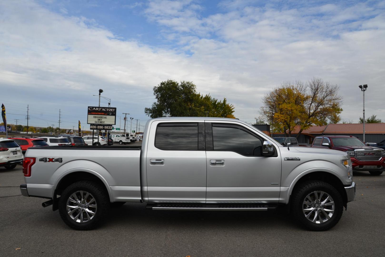 2017 Silver /Gray Leather Ford F-150 Lariat SuperCrew 6.5-ft. Bed 4WD (1FTFW1EG5HK) with an 3.5 V6 engine, 10A transmission, located at 4562 State Avenue, Billings, MT, 59101, (406) 896-9833, 45.769516, -108.526772 - Photo#9