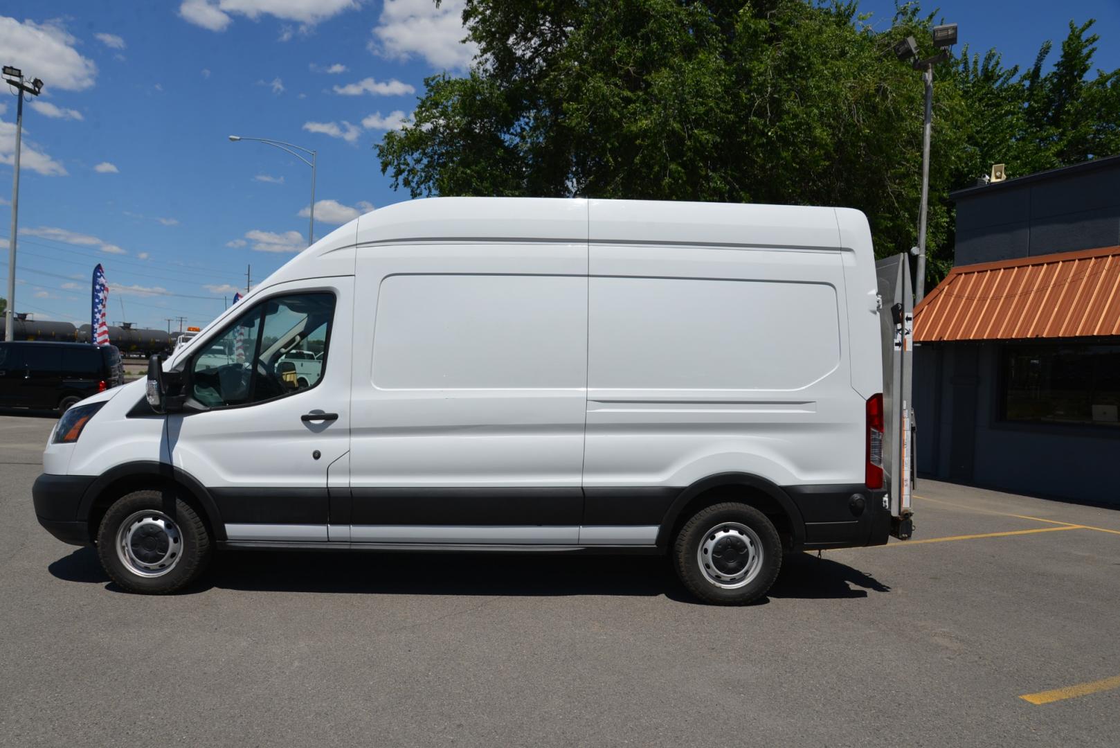 2019 White /Gray Ford Transit 250 250 Van High Roof w/Sliding Pass. 148-in. WB (1FTYR2XMXKK) with an 3.7L V6 DOHC 24V engine, 6A transmission, located at 4562 State Avenue, Billings, MT, 59101, (406) 896-9833, 45.769516, -108.526772 - 2019 Ford Transit 250 Van High Roof Cargo Van - Tommy lift! 3.7 TIVCT V6 engine - 6 speed automatic select shift transmission - rear wheel drive - 123,021 miles - Tommy Lift - Inspected and serviced - copy of inspection and work performed as well as a complete vehicle history report provided - Photo#2