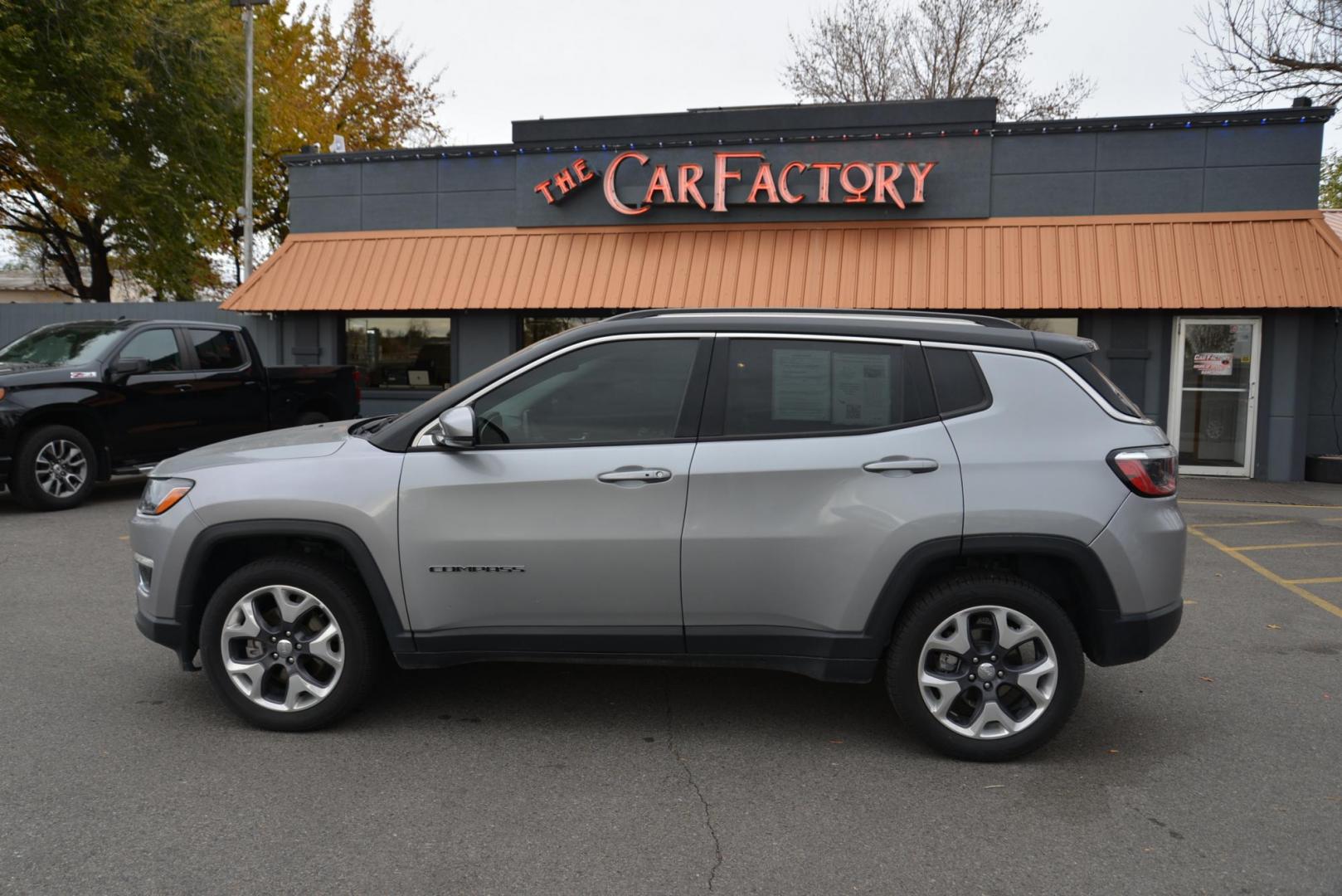 2021 Billet Silver /Gray Jeep Compass Limited with an 2.4 I4 engine, 9 speed automatic transmission, located at 4562 State Avenue, Billings, MT, 59101, (406) 896-9833, 45.769516, -108.526772 - 2021 Jeep Compass Limited 4WD - One owner! 2.4L L4 DOHC 16V Engine - 9 speed automatic transmission - 4WD - 50,690 miles - One owner! Limited package - air conditioning with dual zone climate control - tilt and telescoping steering wheel - adaptive cruise control - touchscreen bluetooth audio - Photo#2