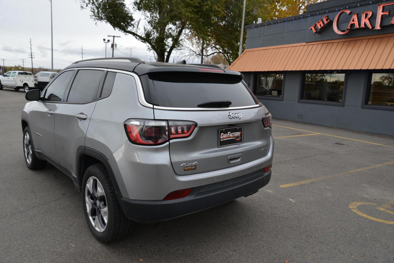 2021 Billet Silver /Gray Jeep Compass Limited with an 2.4 I4 engine, 9 speed automatic transmission, located at 4562 State Avenue, Billings, MT, 59101, (406) 896-9833, 45.769516, -108.526772 - 2021 Jeep Compass Limited 4WD - One owner! 2.4L L4 DOHC 16V Engine - 9 speed automatic transmission - 4WD - 50,690 miles - One owner! Limited package - air conditioning with dual zone climate control - tilt and telescoping steering wheel - adaptive cruise control - touchscreen bluetooth audio - Photo#4