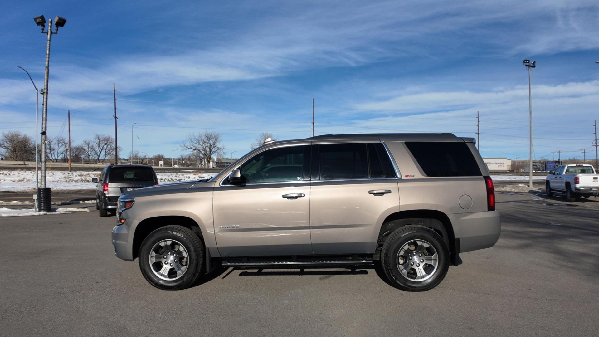 2018 Pepperdust Metallic /Cocoa/Dune Leather Chevrolet Tahoe LT Z71 (1GNSKBKC5JR) with an 5.3 V8 engine, 6 speed automatic transmission, located at 4562 State Avenue, Billings, MT, 59101, (406) 896-9833, 45.769516, -108.526772 - 2018 Chevrolet Tahoe LT 4x4 This Tahoe is a local trade in, it runs and drives nicely, the interior and exterior are clean, there are no accidents recorded on the vehicle history report, the 18 Inch Sumitomo Encounter tires are in next to new shape. with a 5.3 Liter v 8 engine, 6 Speed Automat - Photo#3