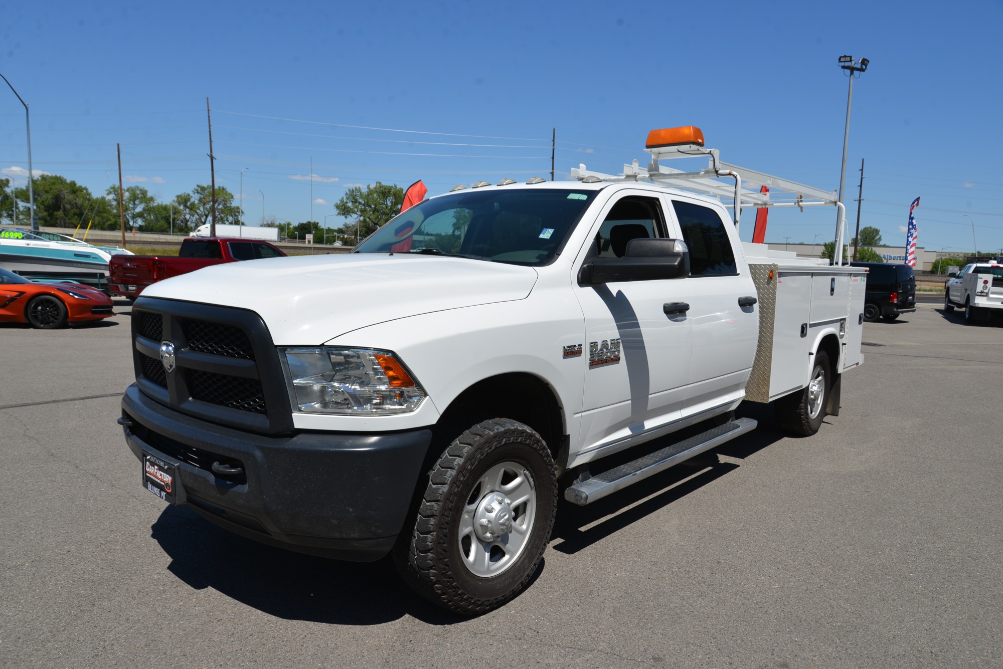 photo of 2018 Ram 3500 Tradesman Crew Cab 4WD - Service Body - Extremely Clean!