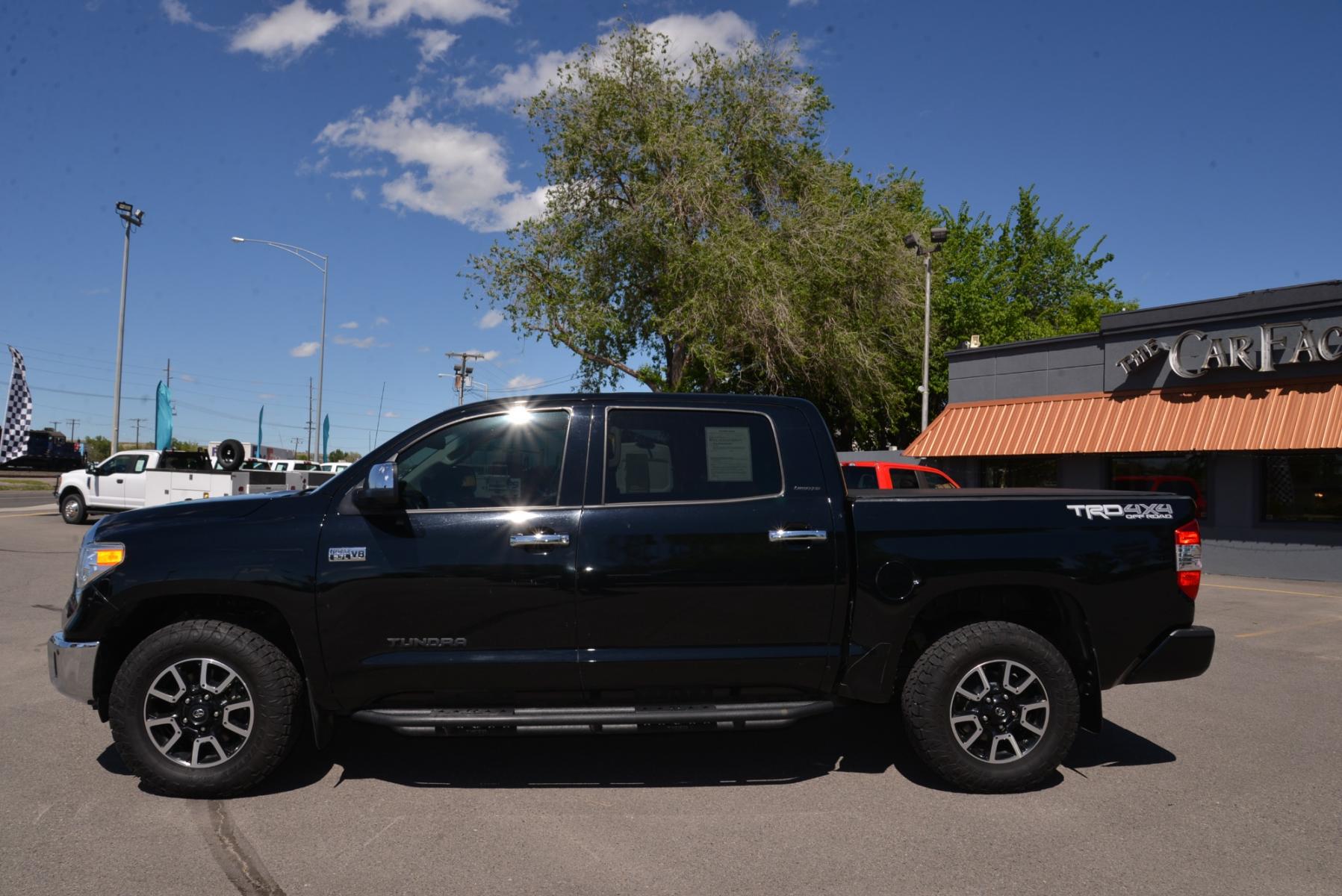 2014 Black /Black Toyota Tundra Limited TRD (5TFHY5F11EX) with an 5.7L V8 engine, 6 speed automatic transmission, located at 4562 State Avenue, Billings, MT, 59101, (406) 896-9833, 45.769516, -108.526772 - This is a 2014 Toyota Tundra Limited T R D CrewMax 4 Wheel Drive With a 5.7 Liter i-Force V8 capable of 381 Horsepower and 401 Pound Foot of Torque  ,  6 Speed automatic transmission with sequential Shift, 4 30 Rear differential, 10,000 pound GVWR,  trailer tow package with Trailer-sway contro - Photo #2