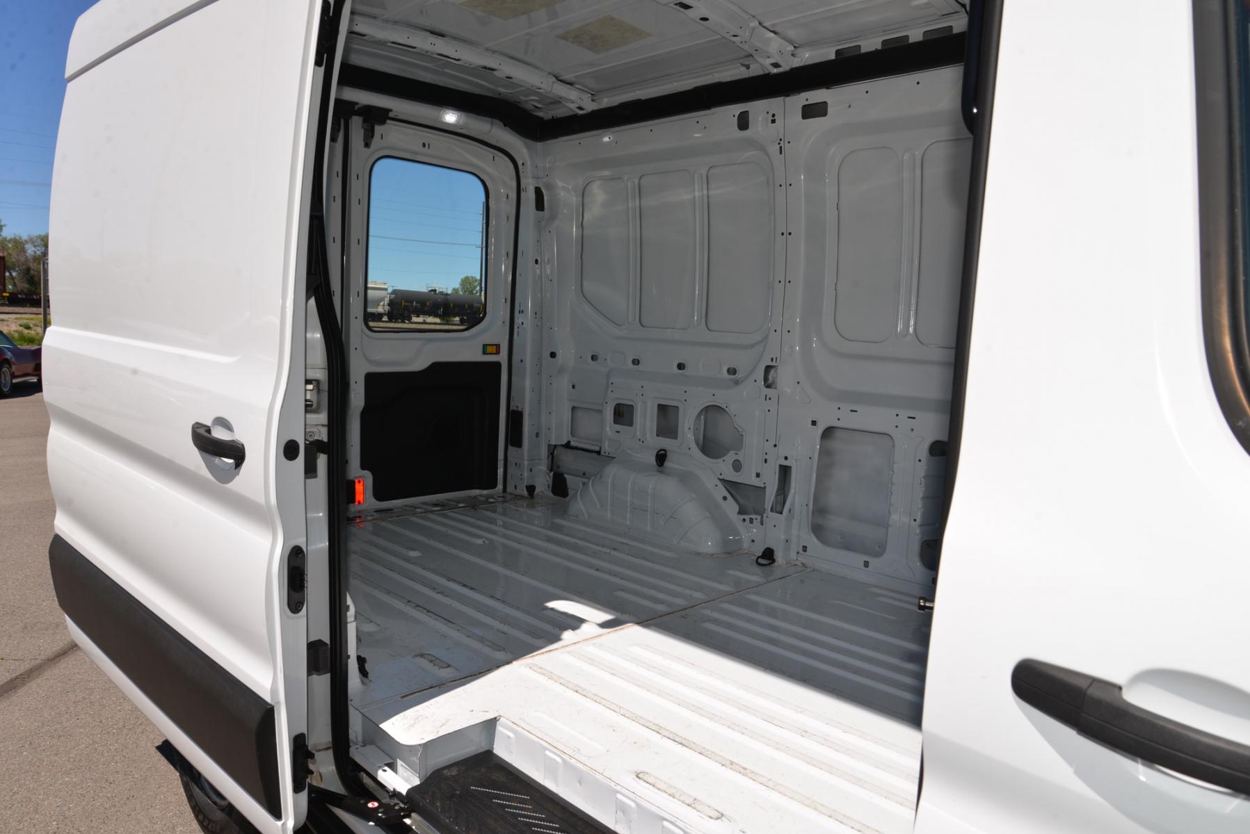 2019 White /Gray Ford Transit Cargo Van (1FTYE1CM2KK) with an 3.7 engine, 6 speed automatic transmission, located at 4562 State Avenue, Billings, MT, 59101, (406) 896-9833, 45.769516, -108.526772 - 2019 Ford Transit 150 Van Med. Roof w/Sliding Pass. 130-in. WB - One owner! 3.7 TIVCT V6 engine - 6 speed automatic select shift transmission - rear wheel drive - 93,307 miles - Inspected and serviced - copy of inspection and work performed as well as a complete vehicle history report provided - Photo #13