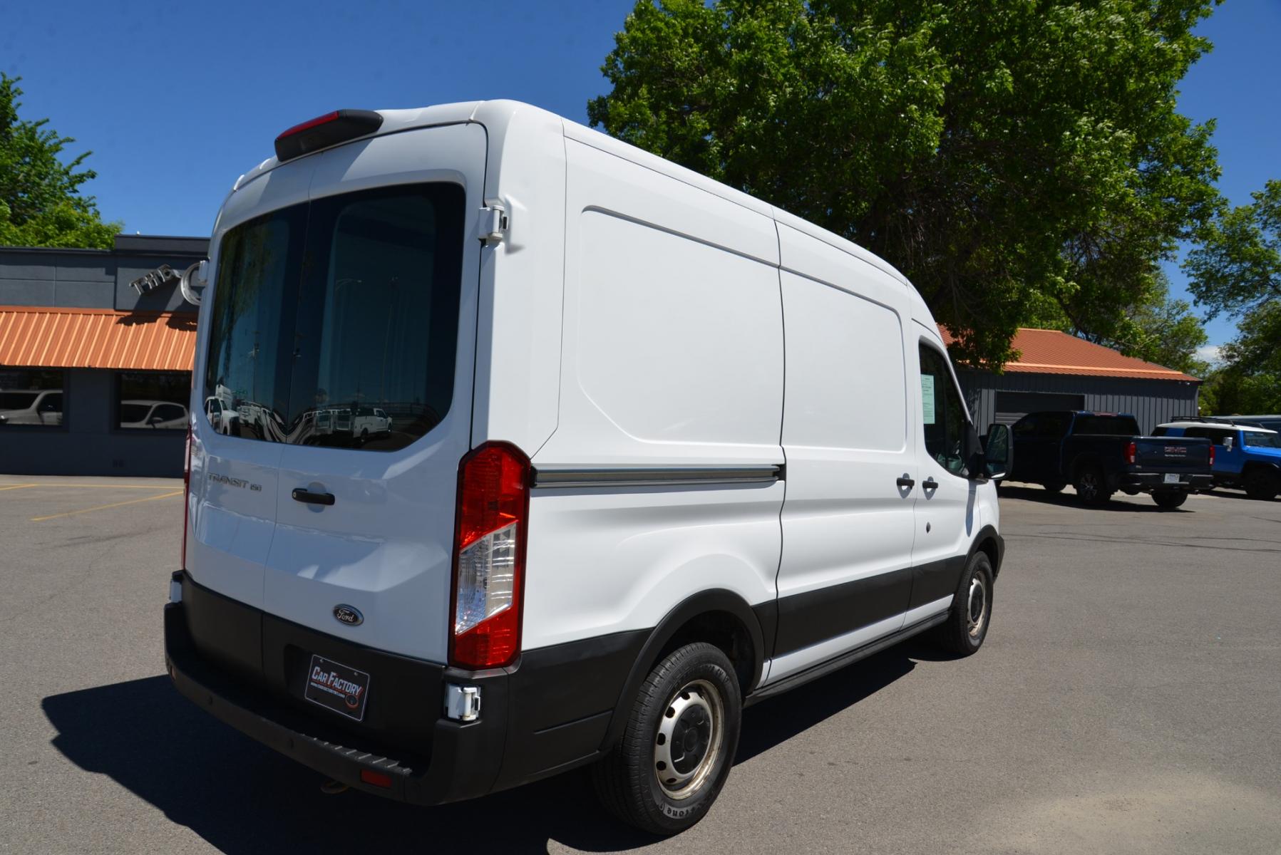 2019 White /Gray Ford Transit Cargo Van (1FTYE1CM2KK) with an 3.7 engine, 6 speed automatic transmission, located at 4562 State Avenue, Billings, MT, 59101, (406) 896-9833, 45.769516, -108.526772 - 2019 Ford Transit 150 Van Med. Roof w/Sliding Pass. 130-in. WB - One owner! 3.7 TIVCT V6 engine - 6 speed automatic select shift transmission - rear wheel drive - 93,307 miles - Inspected and serviced - copy of inspection and work performed as well as a complete vehicle history report provided - Photo #8