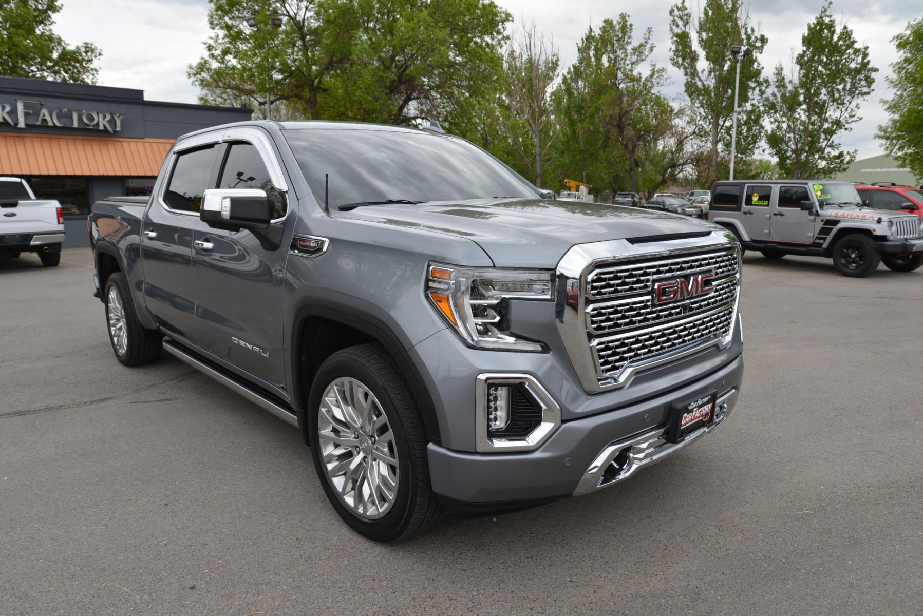 2019 Grey /Dark Ash GMC Sierra 1500 Denali Ultimate (1GTU9FEL7KZ) with an 6.2L V8 engine, Automatic transmission, located at 4562 State Avenue, Billings, MT, 59101, (406) 896-9833, 45.769516, -108.526772 - 2019 GMC Sierra 1500 4WD Crew Cab Denali This 2019 GMC Sierra 1500 Denali offers an exceptional blend of luxury, performance, and cutting-edge technology. Here are the standout features that make this truck a top choice: Performance & Capability Powerful Engine: The 6.2L V8 engine paired wit - Photo #1