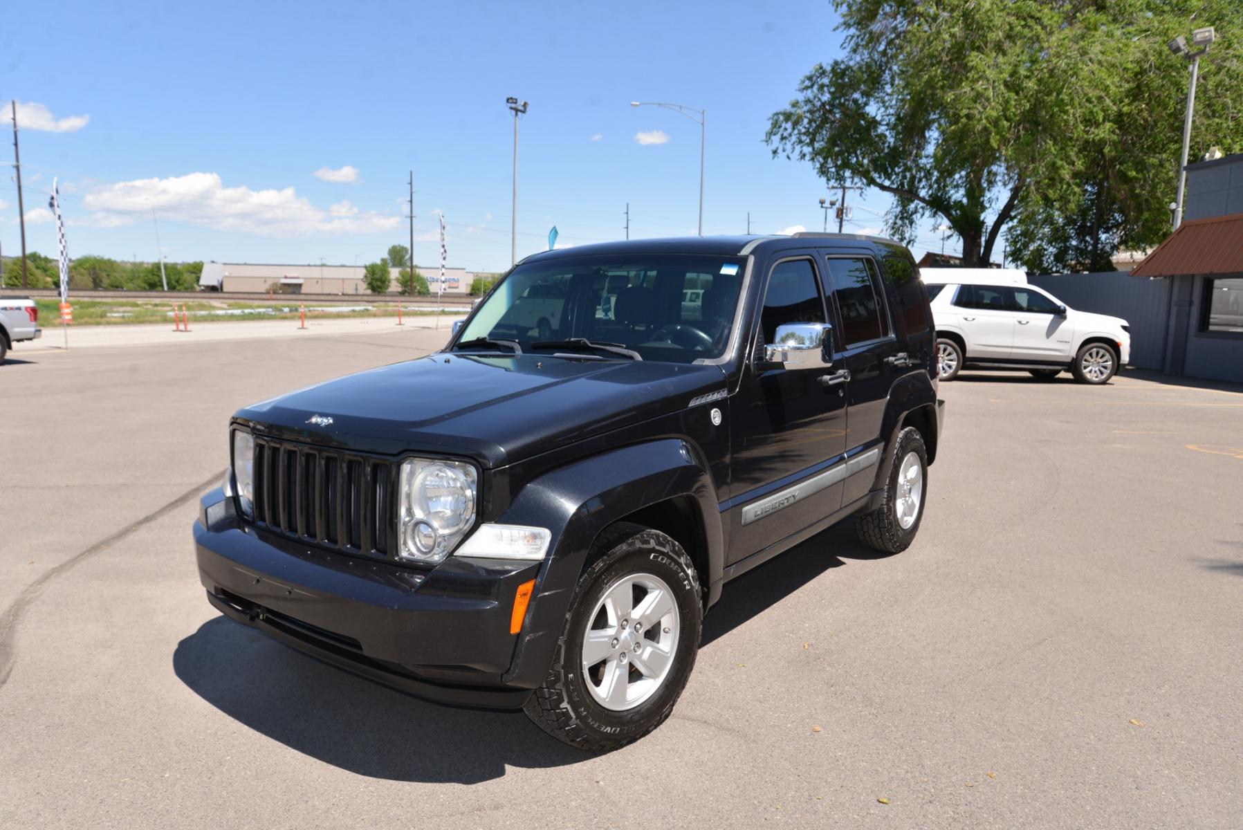 2010 Black /Grey Jeep Liberty Sport (1J4PN2GK9AW) with an 3.7L V6 engine, 4 speed Automatic transmission, located at 4562 State Avenue, Billings, MT, 59101, (406) 896-9833, 45.769516, -108.526772 - Photo #2