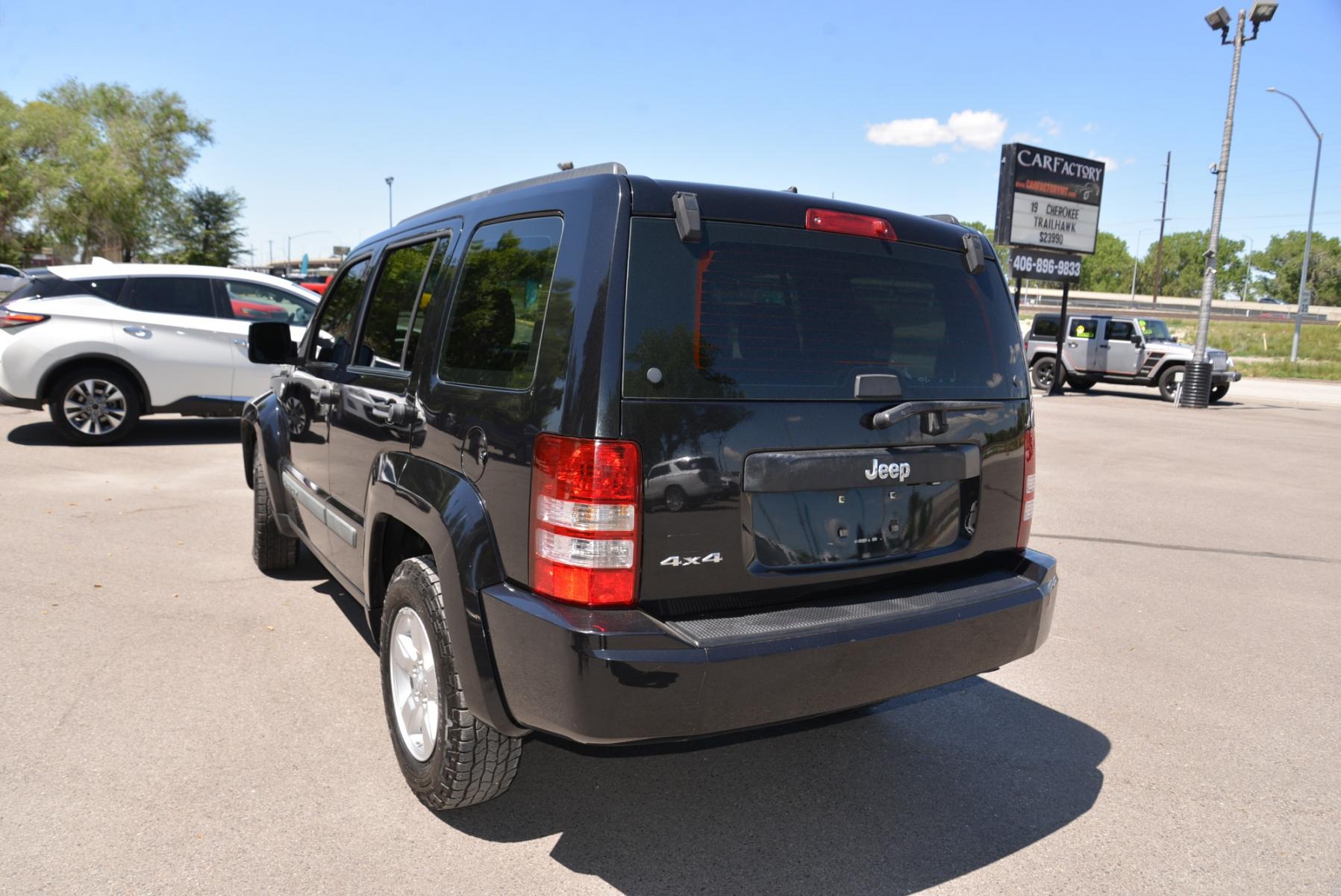 2010 Black /Grey Jeep Liberty Sport (1J4PN2GK9AW) with an 3.7L V6 engine, 4 speed Automatic transmission, located at 4562 State Avenue, Billings, MT, 59101, (406) 896-9833, 45.769516, -108.526772 - Photo #3