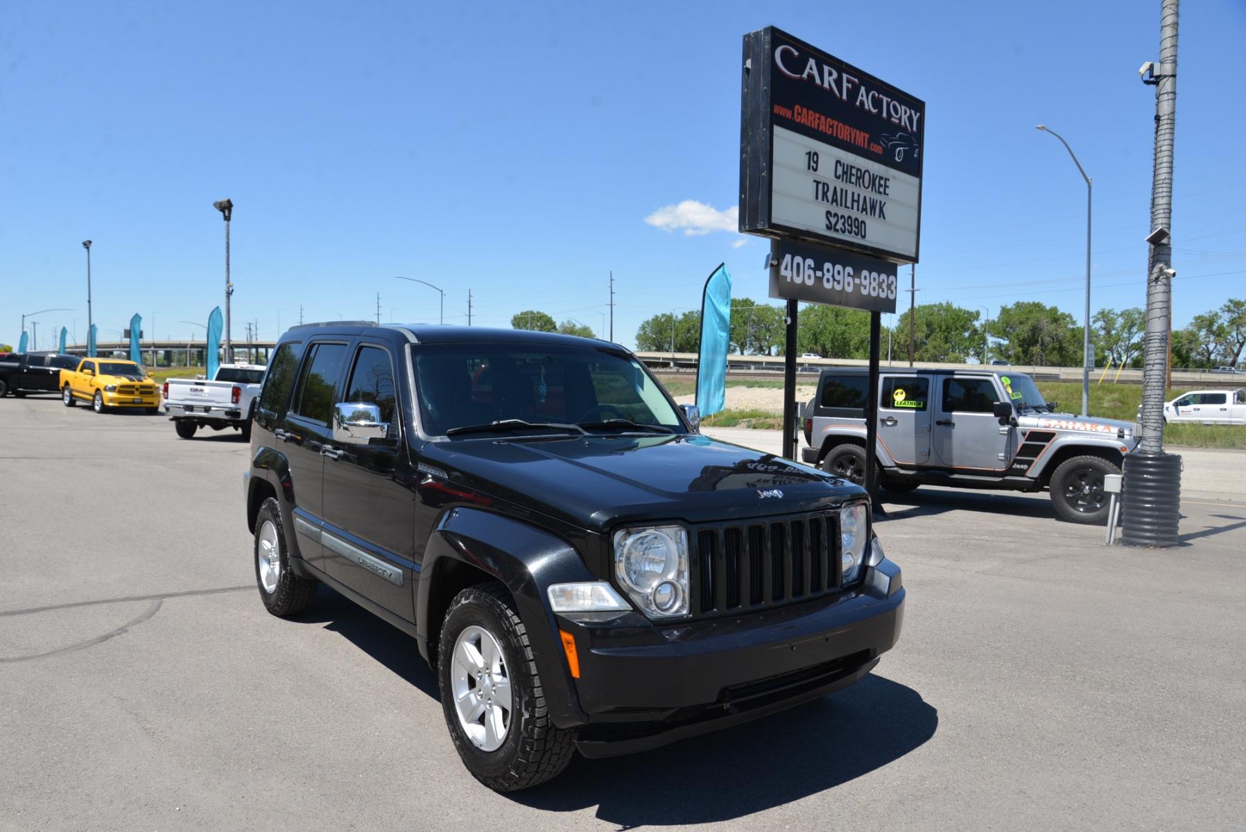 2010 Black /Grey Jeep Liberty Sport (1J4PN2GK9AW) with an 3.7L V6 engine, 4 speed Automatic transmission, located at 4562 State Avenue, Billings, MT, 59101, (406) 896-9833, 45.769516, -108.526772 - Photo #6