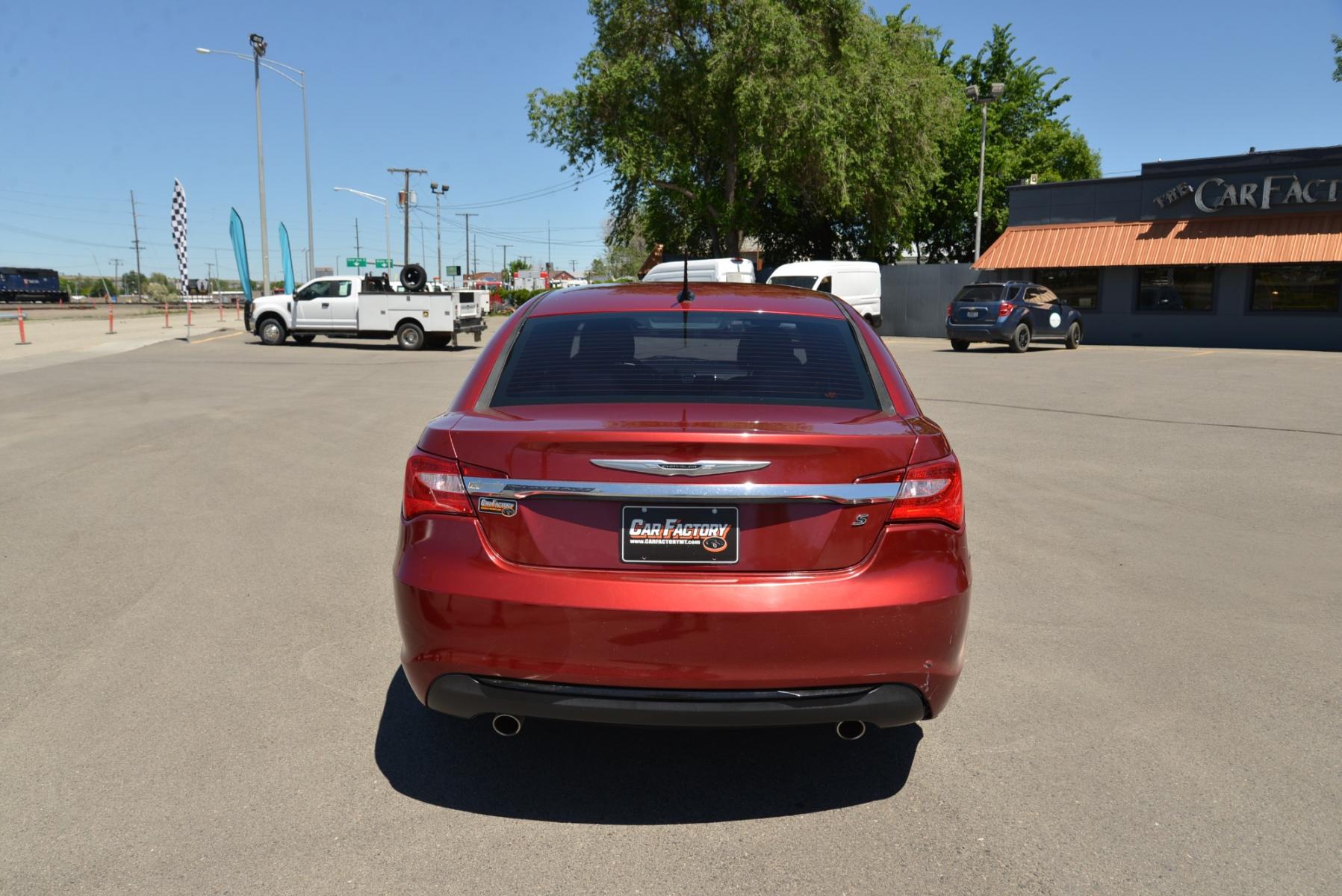 2014 Deep Cherry Red Crystal Pearlcoat /Black Chrysler 200 S (1C3CCBBG8EN) with an 3.6L V6 engine, 6 speed automatic transmission, located at 4562 State Avenue, Billings, MT, 59101, (406) 896-9833, 45.769516, -108.526772 - Photo #7
