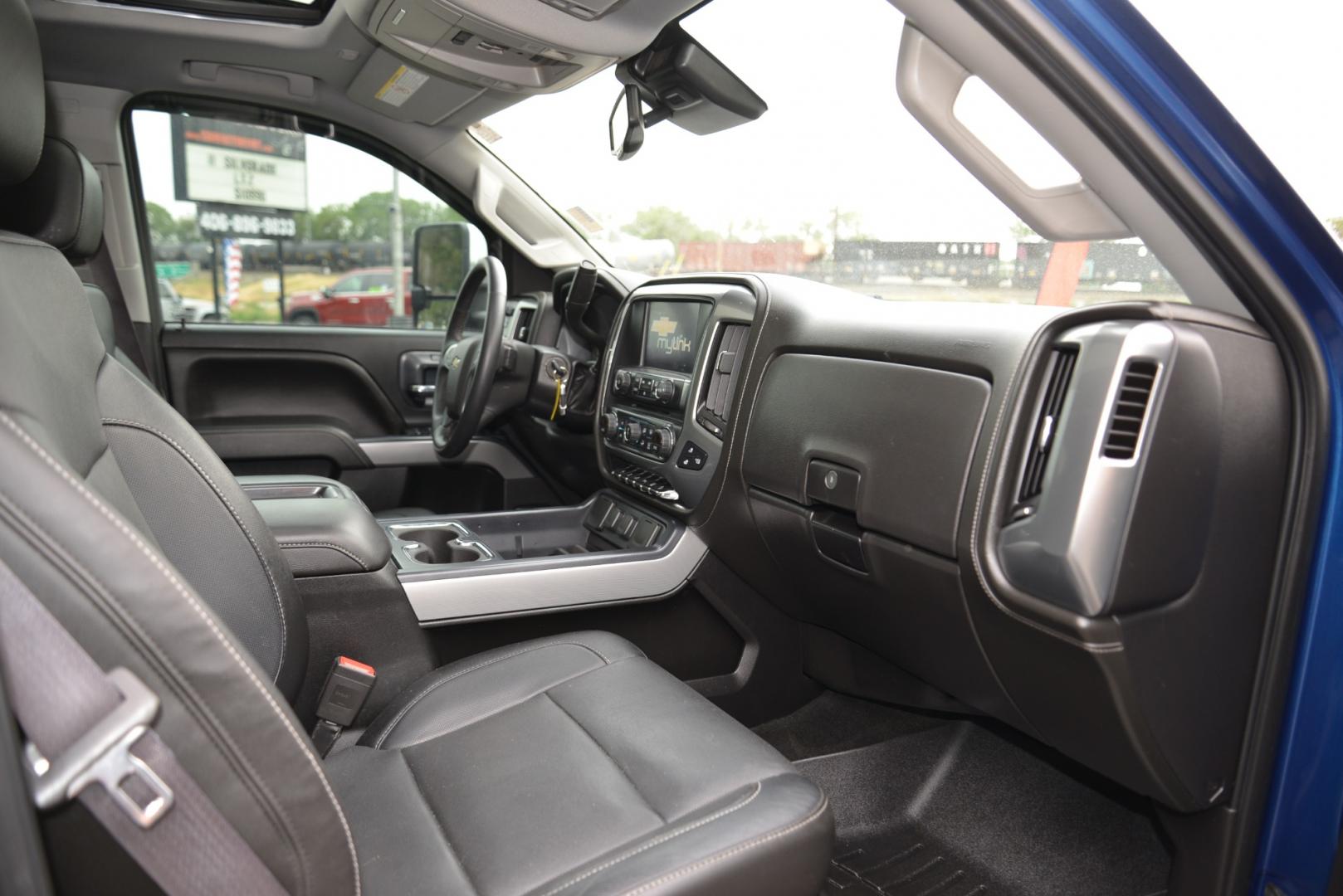 2015 Blue /Gray Leather Chevrolet Silverado 2500HD LTZ Z71 (1GC1KWEGXFF) with an 6.0L Gasoline engine engine, Automatic transmission, located at 4562 State Avenue, Billings, MT, 59101, (406) 896-9833, 45.769516, -108.526772 - 2015 Chevrolet Silverado 2500HD Crew Cab LTZ 4WD 2015 Chevrolet Silverado 2500HD LTZ Crew cab 4x4 with 127,301 miles it has a 6.0 gasoline engine , automatic transmission Features include LTZ Package, Z71 Package Blind Spot Monitoring Chevrolet My link infotainment featuring Bose a - Photo#16