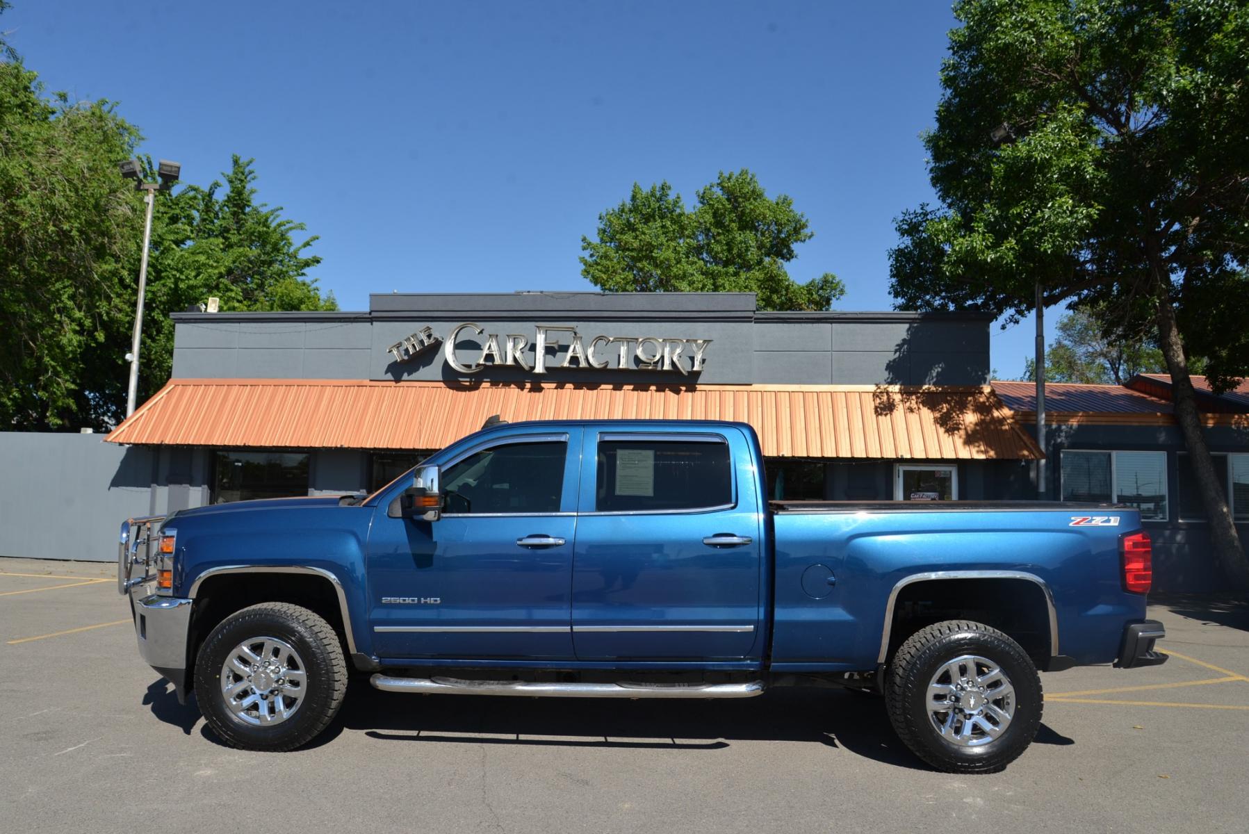 2015 Blue /dark charcoal Chevrolet Silverado 2500HD LTZ Z71 (1GC1KWEGXFF) with an 6.0L Duramax engine, Automatic transmission, located at 4562 State Avenue, Billings, MT, 59101, (406) 896-9833, 45.769516, -108.526772 - Photo #1