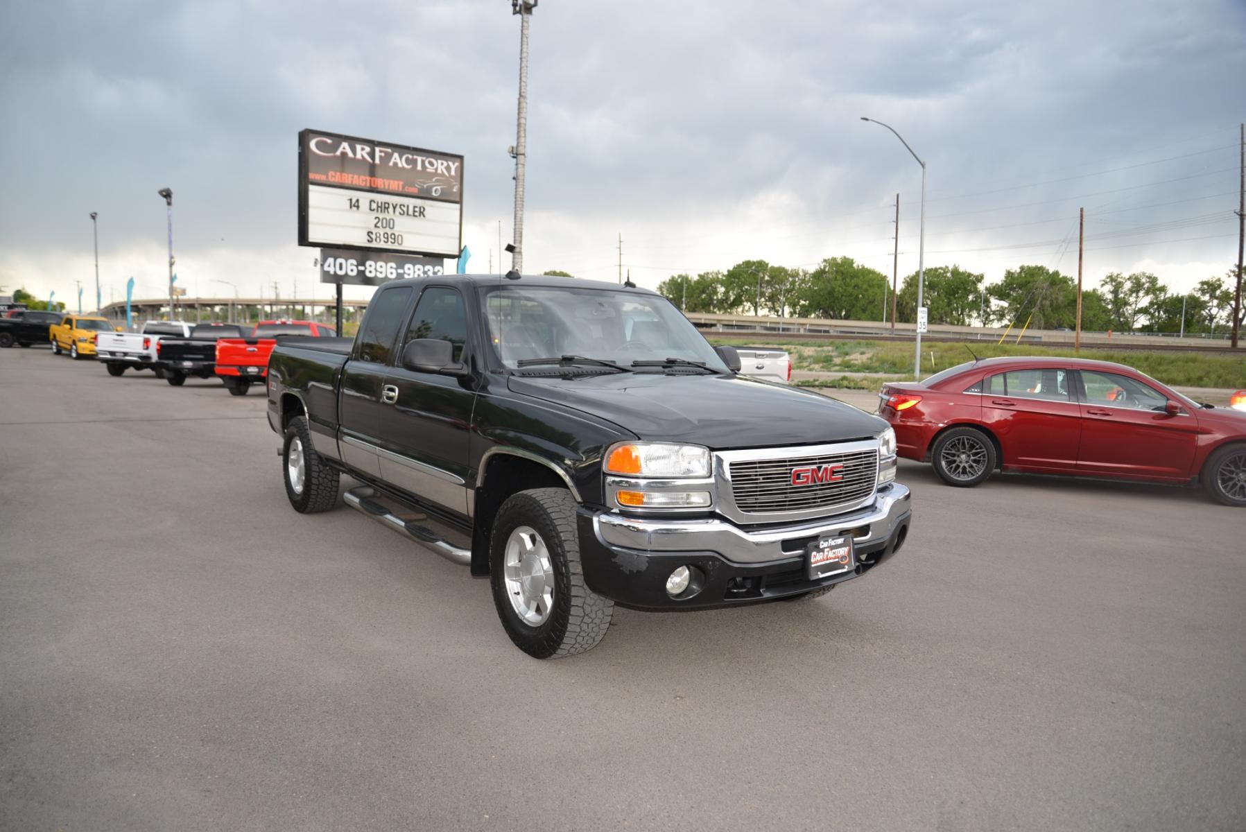 2004 Grey /Grey GMC Sierra 1500 SLT (2GTEK19T841) with an 5.3L V8 engine, Automatic transmission, located at 4562 State Avenue, Billings, MT, 59101, (406) 896-9833, 45.769516, -108.526772 - Photo #1
