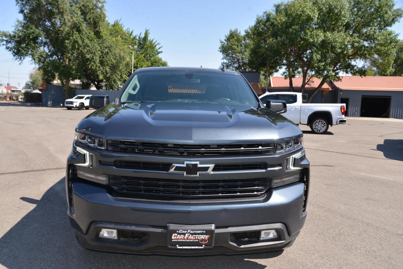 2021 Grey /Black Chevrolet Silverado 1500 RST (1GCUYEET1MZ) with an 3.0L Duramax Diesel engine, 10 Speed Automatic transmission, located at 4562 State Avenue, Billings, MT, 59101, (406) 896-9833, 45.769516, -108.526772 - 2021 Chevy 1500 crew cab 4x4, RST with a 3 Liter Duramax engine, 10 speed Automatic , 3 23 rear axle, 7000 Pound Gvwr, with only 30.081 Miles Features include: All star Edition Z71 package Convenience Package Large 8 inch touch screen Chevy mylink Infotainment with Sirius XM , Bluetooth, wit - Photo#4