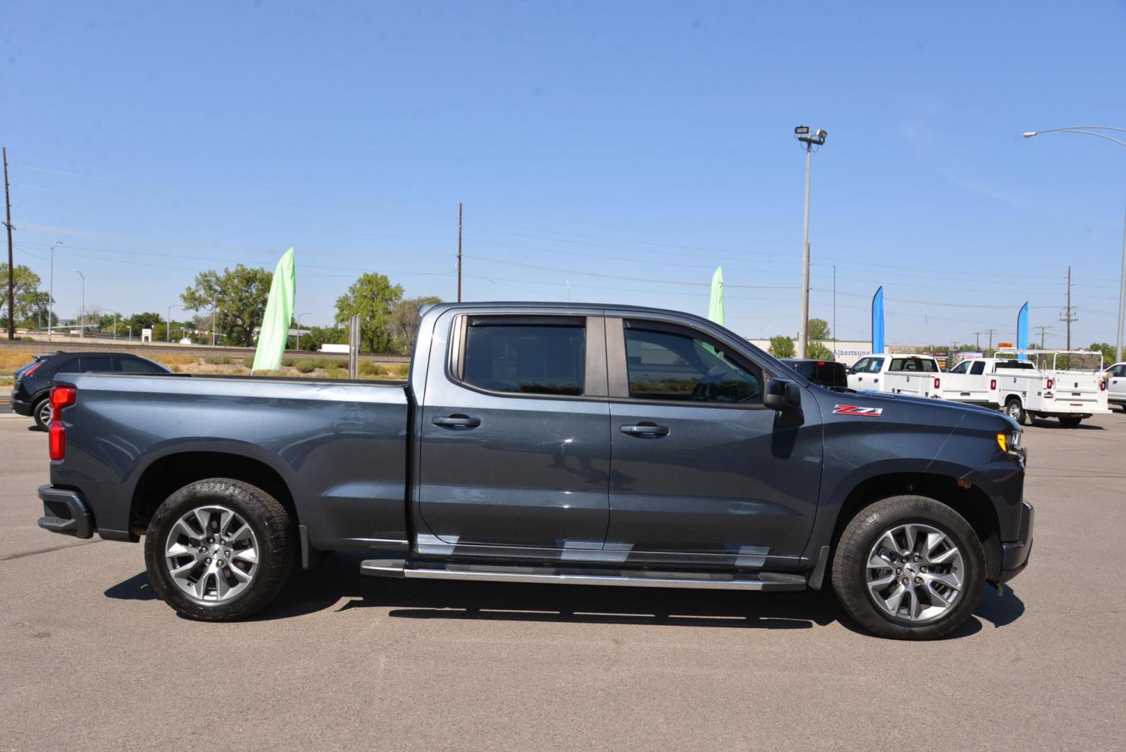 2021 Grey /Black Chevrolet Silverado 1500 RST (1GCUYEET1MZ) with an 3.0L Duramax Diesel engine, 10 Speed Automatic transmission, located at 4562 State Avenue, Billings, MT, 59101, (406) 896-9833, 45.769516, -108.526772 - 2021 Chevy 1500 crew cab 4x4, RST with a 3 Liter Duramax engine, 10 speed Automatic , 3 23 rear axle, 7000 Pound Gvwr, with only 30.081 Miles Features include: All star Edition Z71 package Convenience Package Large 8 inch touch screen Chevy mylink Infotainment with Sirius XM , Bluetooth, wit - Photo#6