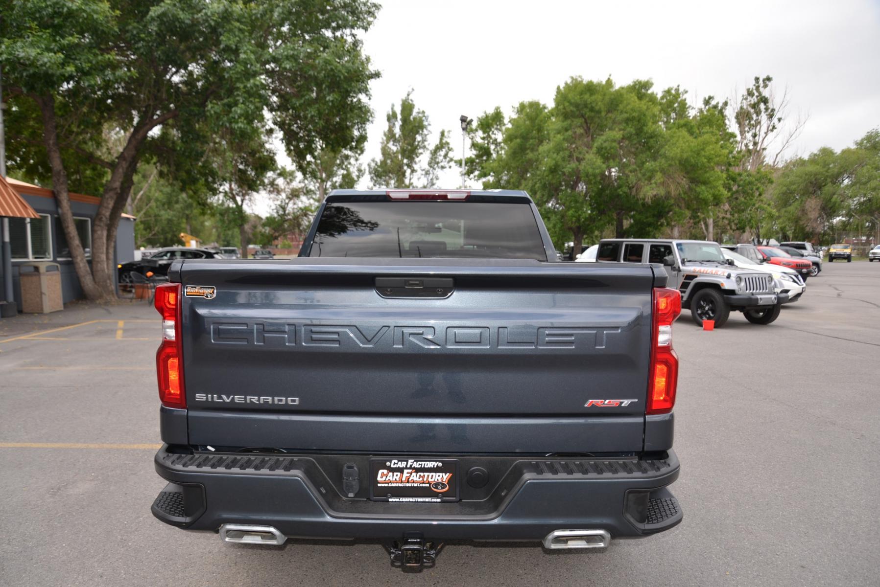 2021 Grey /Black Chevrolet Silverado 1500 RST (1GCUYEET1MZ) with an 3.0L Duramax Diesel engine, 10 Speed Automatic transmission, located at 4562 State Avenue, Billings, MT, 59101, (406) 896-9833, 45.769516, -108.526772 - 2021 Chevy 1500 crew cab 4x4, RST with a 3 Liter Duramax engine, 10 speed Automatic , 3 23 rear axle, 7000 Pound Gvwr, with only 30.081 Miles Features include: All star Edition Z71 package Convenience Package Large 8 inch touch screen Chevy mylink Infotainment with Sirius XM , Bluetooth, wit - Photo #7