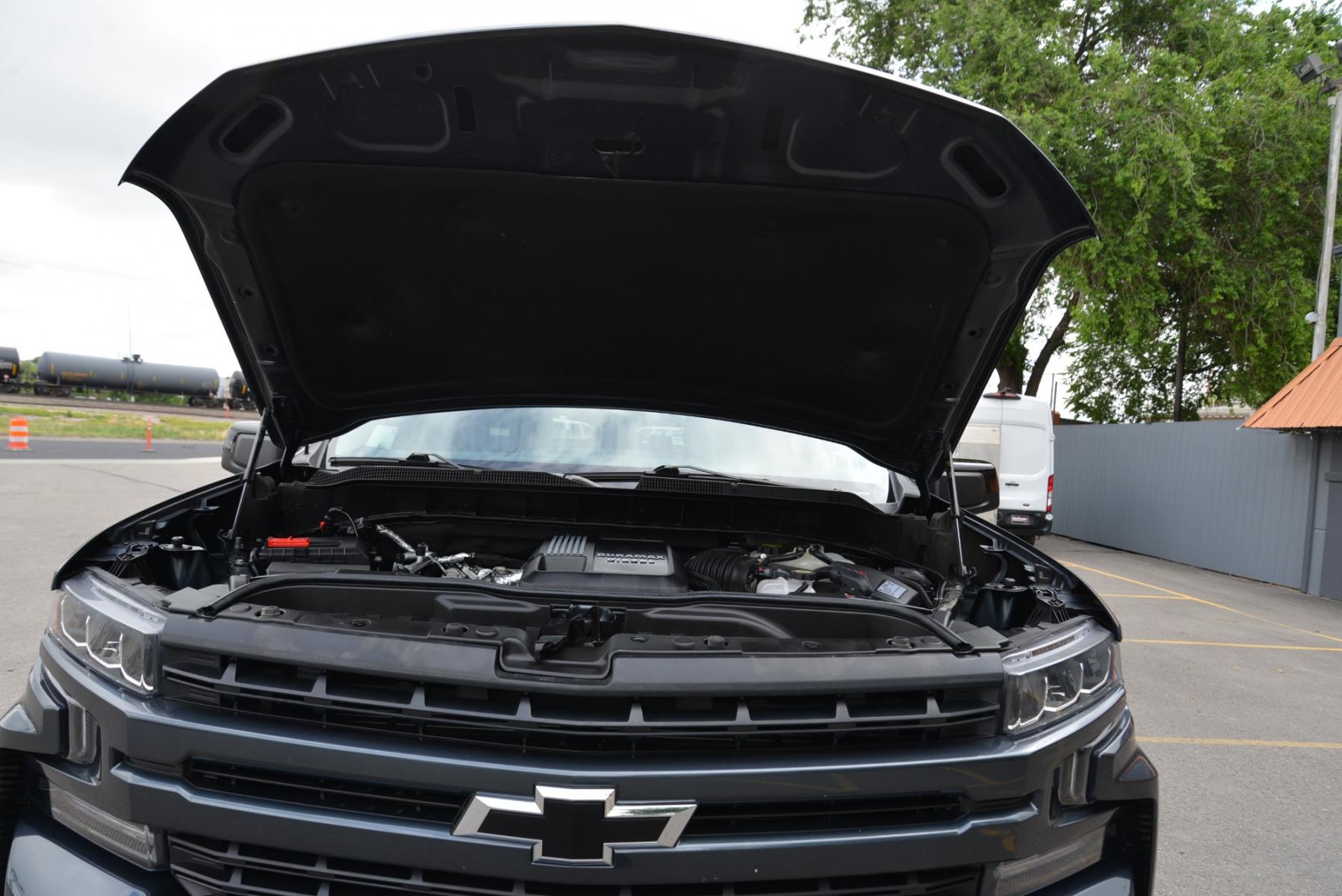 2021 Grey /Black Chevrolet Silverado 1500 RST (1GCUYEET1MZ) with an 3.0L Duramax Diesel engine, 10 Speed Automatic transmission, located at 4562 State Avenue, Billings, MT, 59101, (406) 896-9833, 45.769516, -108.526772 - 2021 Chevy 1500 crew cab 4x4, RST with a 3 Liter Duramax engine, 10 speed Automatic , 3 23 rear axle, 7000 Pound Gvwr, with only 30.081 Miles Features include: All star Edition Z71 package Convenience Package Large 8 inch touch screen Chevy mylink Infotainment with Sirius XM , Bluetooth, wit - Photo #14