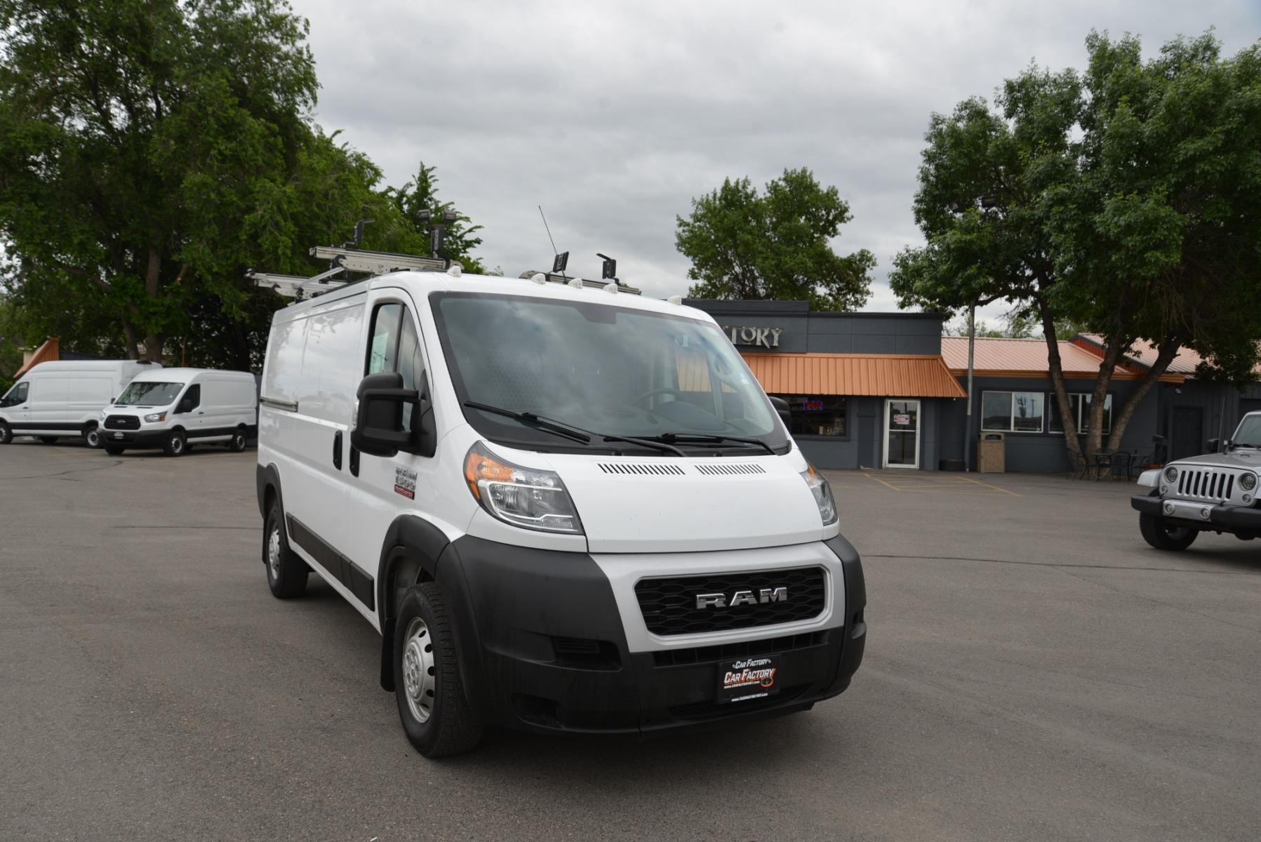 2021 White /Black RAM Promaster (3C6LRVAG6ME) with an 3.6L V6 engine, 6 speed automatic transmission, located at 4562 State Avenue, Billings, MT, 59101, (406) 896-9833, 45.769516, -108.526772 - 2021 Promaster 1500 Cargo Van 3.6L V6, 6 speed automatic, Champion Brand winch with remote, multiple shelving, ladder racking, Uconnect 3 with 5-Inch Display that has bluetooth, Steering-Wheel-Mounted Audio Controls, Air Conditioning, Power windows and locks, Cruise control. The ProMaster has been - Photo #5