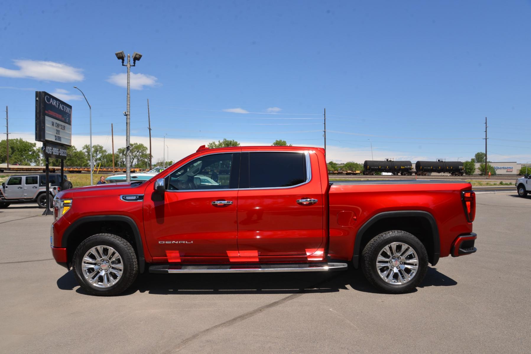 2021 Cayenne Red Tintcoat /Jet Black GMC Sierra 1500 Denali (1GTU9FETXMZ) with an 3.0L Duramax Diesel engine, 10 Speed Automatic transmission, located at 4562 State Avenue, Billings, MT, 59101, (406) 896-9833, 45.769516, -108.526772 - 2021 GMC Sierra 1500 Denali Crew Cab 4x4 with a 3.0 Liter Duramax Turbo Diesel Engine. 10 Speed Automatic Transmission. Denali Premium Suspension with Adaptive Ride Control. Auto-locking Rear Differential, 2-Speed Autotrac Transfer Case, ProGrade Trailering System with Trailering Package with Tra - Photo #12
