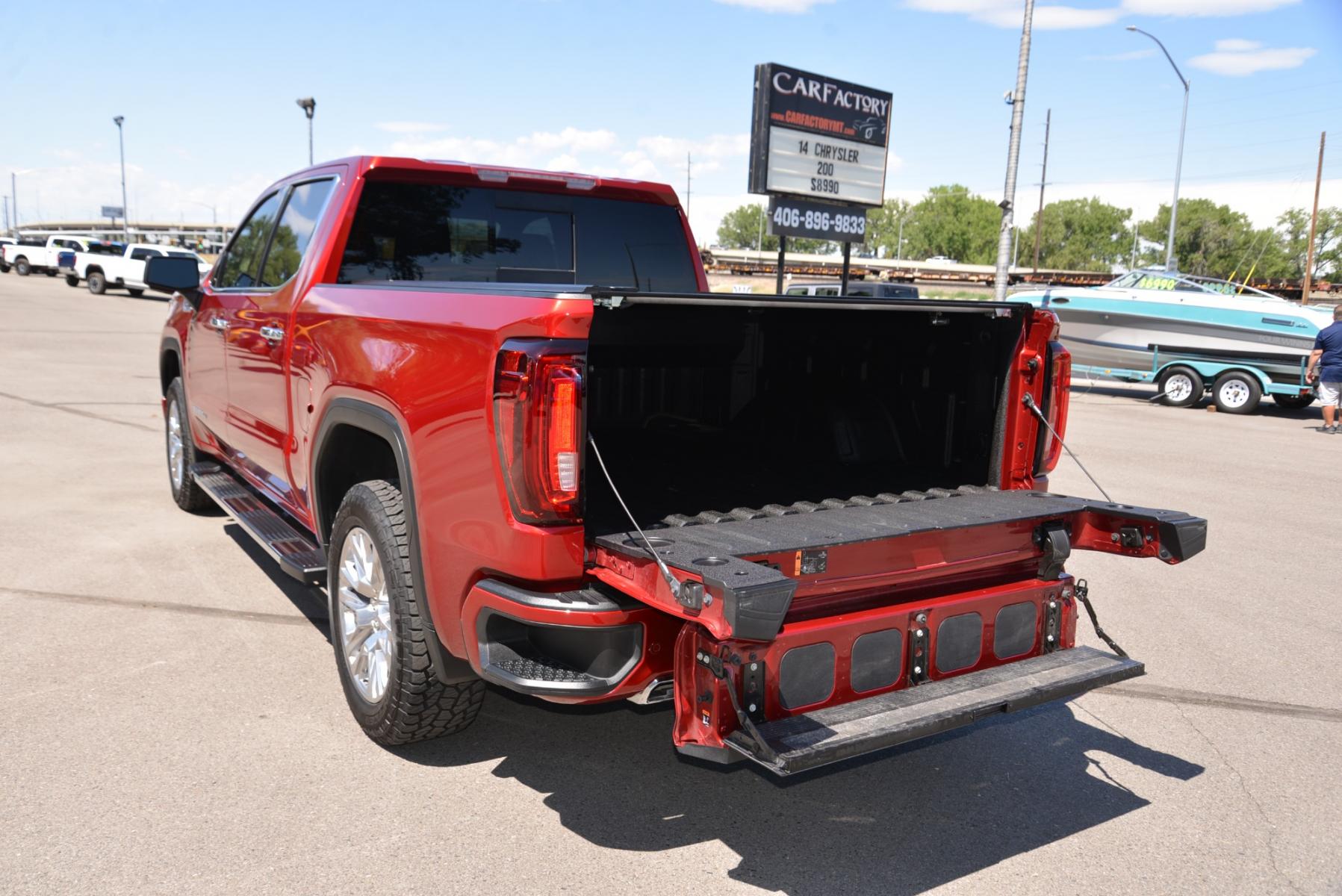 2021 Cayenne Red Tintcoat /Jet Black GMC Sierra 1500 Denali (1GTU9FETXMZ) with an 3.0L Duramax Diesel engine, 10 Speed Automatic transmission, located at 4562 State Avenue, Billings, MT, 59101, (406) 896-9833, 45.769516, -108.526772 - 2021 GMC Sierra 1500 Denali Crew Cab 4x4 with a 3.0 Liter Duramax Turbo Diesel Engine. 10 Speed Automatic Transmission. Denali Premium Suspension with Adaptive Ride Control. Auto-locking Rear Differential, 2-Speed Autotrac Transfer Case, ProGrade Trailering System with Trailering Package with Tra - Photo #10