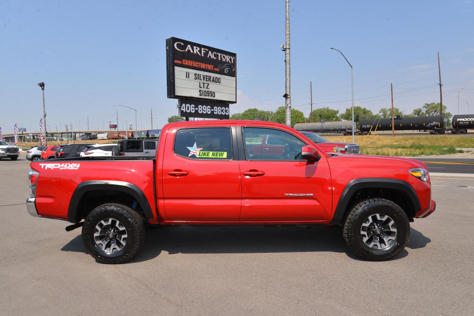 2023 BARCELONA RED METALLIC /Grey Toyota Tacoma TRD OFF-ROAD (3TMCZ5AN5PM) with an 3.5 Liter Atkinson Cycle V6 engine, 6 speed automatic transmission, located at 4562 State Avenue, Billings, MT, 59101, (406) 896-9833, 45.769516, -108.526772 - 2023 Toyota Tacoma Double Cab TRD Off Road 4x4 with a 5 foot bed with a 3.5 Liter Atkinson Cycle V6. 6 Speed Automatic Transmission, 4WDemand: Part-Time 4x4 System with 2 Speed Electronic Controlled Transfer Case, Off-Road Tuned Suspension with Bilstein Shocks, Electronic Controlled Locking Rea - Photo#6