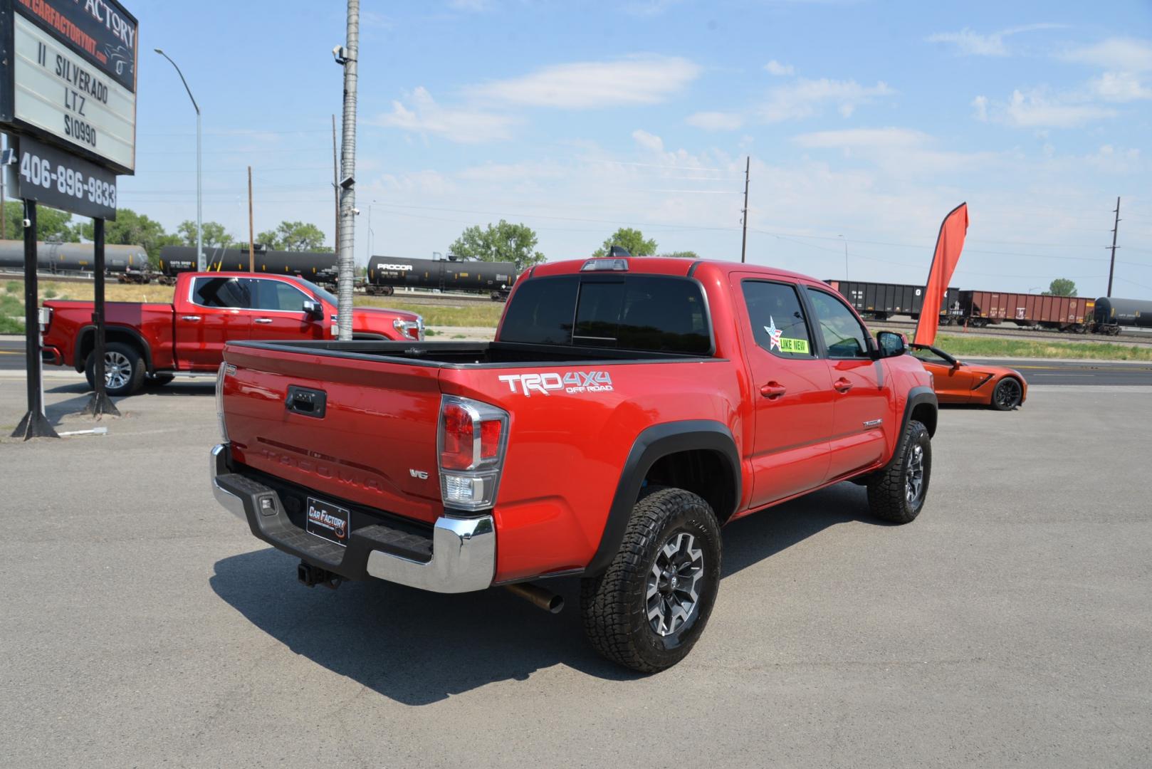 2023 BARCELONA RED METALLIC /Grey Toyota Tacoma TRD OFF-ROAD (3TMCZ5AN5PM) with an 3.5 Liter Atkinson Cycle V6 engine, 6 speed automatic transmission, located at 4562 State Avenue, Billings, MT, 59101, (406) 896-9833, 45.769516, -108.526772 - 2023 Toyota Tacoma Double Cab TRD Off Road 4x4 with a 5 foot bed with a 3.5 Liter Atkinson Cycle V6. 6 Speed Automatic Transmission, 4WDemand: Part-Time 4x4 System with 2 Speed Electronic Controlled Transfer Case, Off-Road Tuned Suspension with Bilstein Shocks, Electronic Controlled Locking Rea - Photo#7