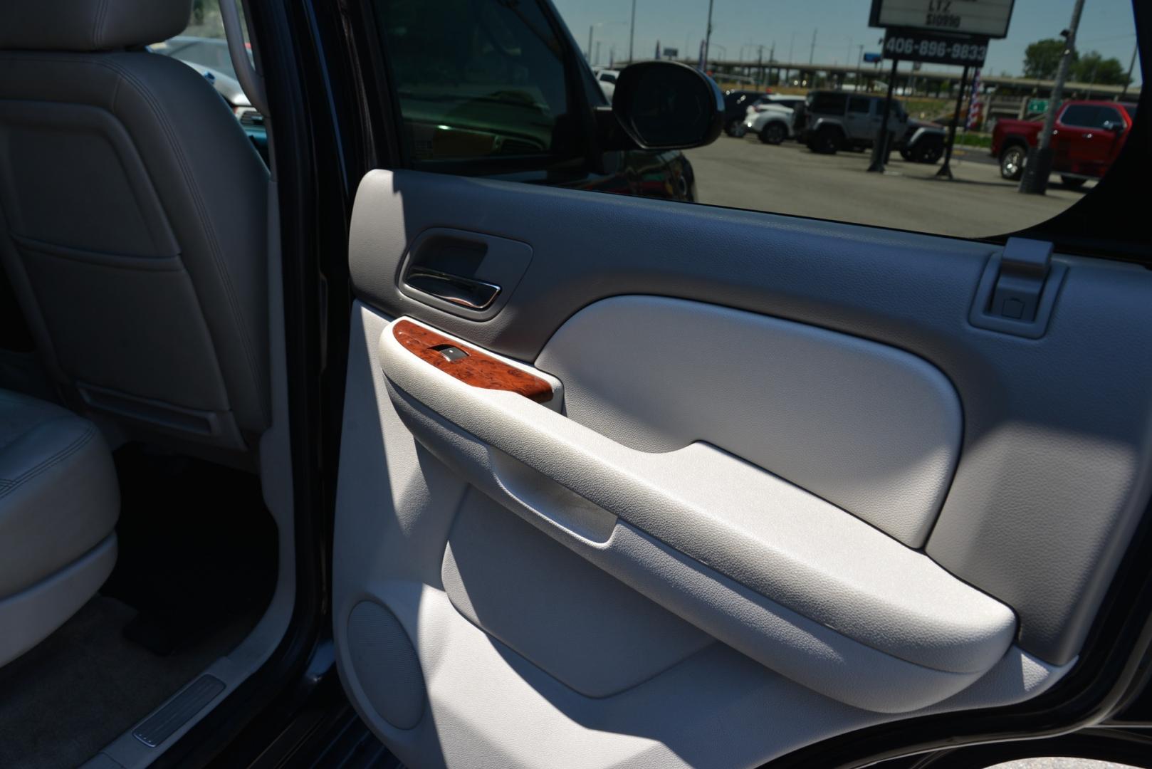 2011 Black Granite Metallic /Light Titanium/Dark Titanium Chevrolet Tahoe LTZ (1GNSKCE03BR) with an 5.3L V8 engine, 6 speed automatic transmission, located at 4562 State Avenue, Billings, MT, 59101, (406) 896-9833, 45.769516, -108.526772 - 2011 Chevy Tahoe 4 Wheel Drive, with a 5.3 Liter V8, 6 Speed automatic transmission,  3.42 ratio Rear Axle, 7300 pound GVWR , Heavy duty locking rear differential and Heavy duty Trailering package Features include LTZ package Sun, Entertainment and destinations package 2nd row captains chairs a - Photo#19