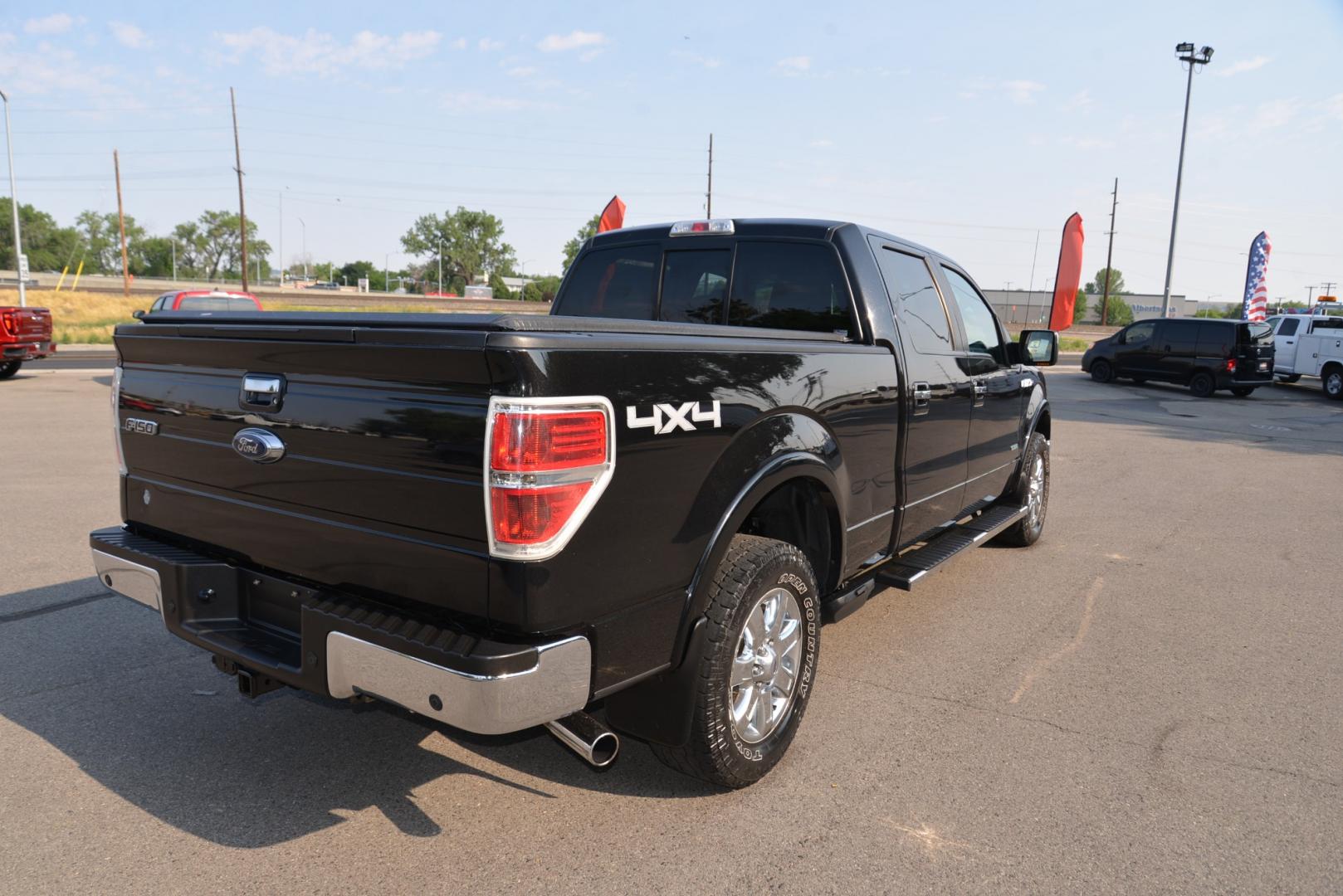 2013 Black /Grey Ford F-150 Lariat (1FTFW1ET5DK) with an 3.5L Ecoboost V6 engine, 6 speed automatic transmission, located at 4562 State Avenue, Billings, MT, 59101, (406) 896-9833, 45.769516, -108.526772 - Photo#3