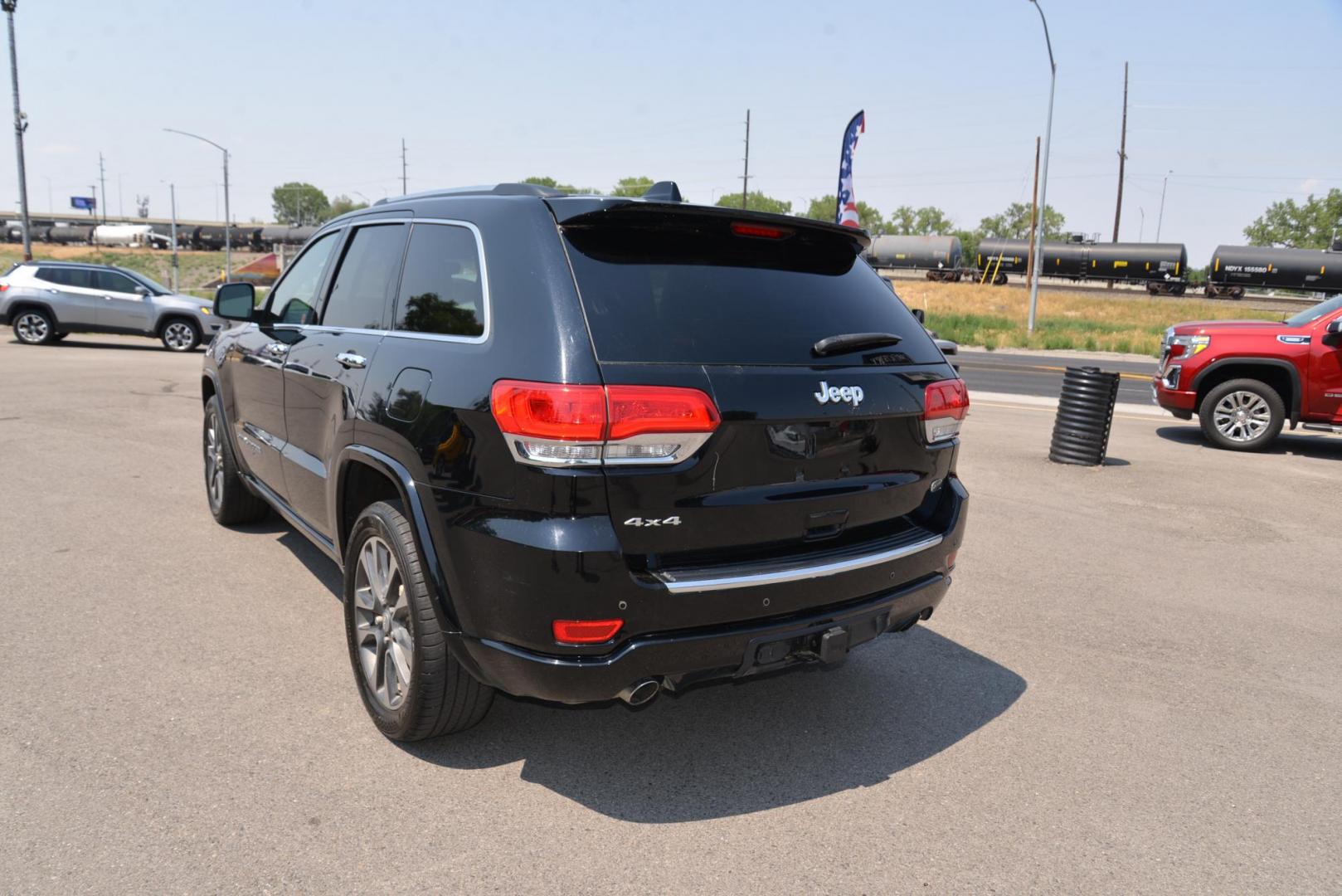 2017 /Black Jeep Grand Cherokee Overland 4WD (1C4RJFCT3HC) with an 5.7L V8 OHV 16V engine, 8A transmission, located at 4562 State Avenue, Billings, MT, 59101, (406) 896-9833, 45.769516, -108.526772 - 2017 Jeep Grand Cherokee Overland 4x4 This Overland is a 1 Owner SUV, There are no accidents reported on the vehicle history report. The Jeep Runs and Drives nicely, The Tires are in good shape and everything On The Grand Cherokee works as it should It has the Upgraded option of the 5.7 Liter He - Photo#4