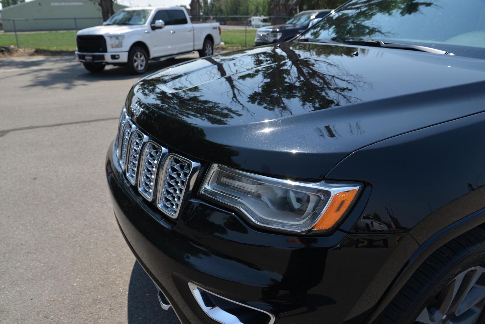 2017 /Black Jeep Grand Cherokee Overland 4WD (1C4RJFCT3HC) with an 5.7L V8 OHV 16V engine, 8A transmission, located at 4562 State Avenue, Billings, MT, 59101, (406) 896-9833, 45.769516, -108.526772 - 2017 Jeep Grand Cherokee Overland 4x4 This Overland is a 1 Owner SUV, There are no accidents reported on the vehicle history report. The Jeep Runs and Drives nicely, The Tires are in good shape and everything On The Grand Cherokee works as it should It has the Upgraded option of the 5.7 Liter He - Photo#12