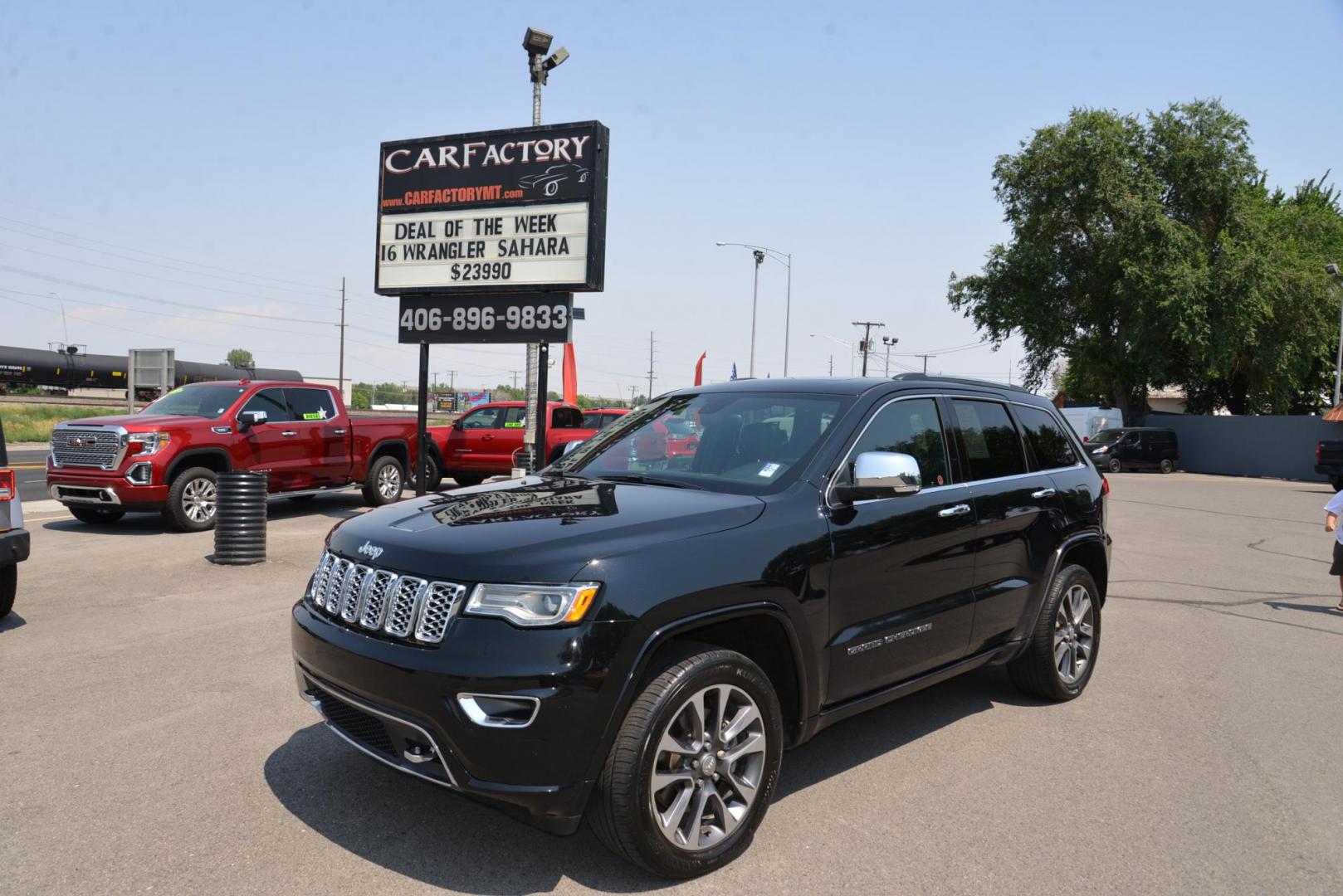 2017 /Black Jeep Grand Cherokee Overland 4WD (1C4RJFCT3HC) with an 5.7L V8 OHV 16V engine, 8A transmission, located at 4562 State Avenue, Billings, MT, 59101, (406) 896-9833, 45.769516, -108.526772 - 2017 Jeep Grand Cherokee Overland 4x4 This Overland is a 1 Owner SUV, There are no accidents reported on the vehicle history report. The Jeep Runs and Drives nicely, The Tires are in good shape and everything On The Grand Cherokee works as it should It has the Upgraded option of the 5.7 Liter He - Photo#3