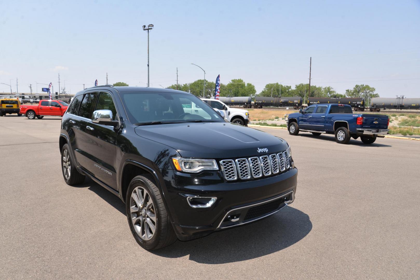 2017 /Black Jeep Grand Cherokee Overland 4WD (1C4RJFCT3HC) with an 5.7L V8 OHV 16V engine, 8A transmission, located at 4562 State Avenue, Billings, MT, 59101, (406) 896-9833, 45.769516, -108.526772 - 2017 Jeep Grand Cherokee Overland 4x4 This Overland is a 1 Owner SUV, There are no accidents reported on the vehicle history report. The Jeep Runs and Drives nicely, The Tires are in good shape and everything On The Grand Cherokee works as it should It has the Upgraded option of the 5.7 Liter He - Photo#6