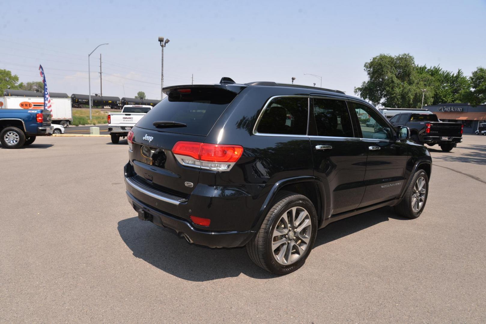 2017 /Black Jeep Grand Cherokee Overland 4WD (1C4RJFCT3HC) with an 5.7L V8 OHV 16V engine, 8A transmission, located at 4562 State Avenue, Billings, MT, 59101, (406) 896-9833, 45.769516, -108.526772 - 2017 Jeep Grand Cherokee Overland 4x4 This Overland is a 1 Owner SUV, There are no accidents reported on the vehicle history report. The Jeep Runs and Drives nicely, The Tires are in good shape and everything On The Grand Cherokee works as it should It has the Upgraded option of the 5.7 Liter He - Photo#8