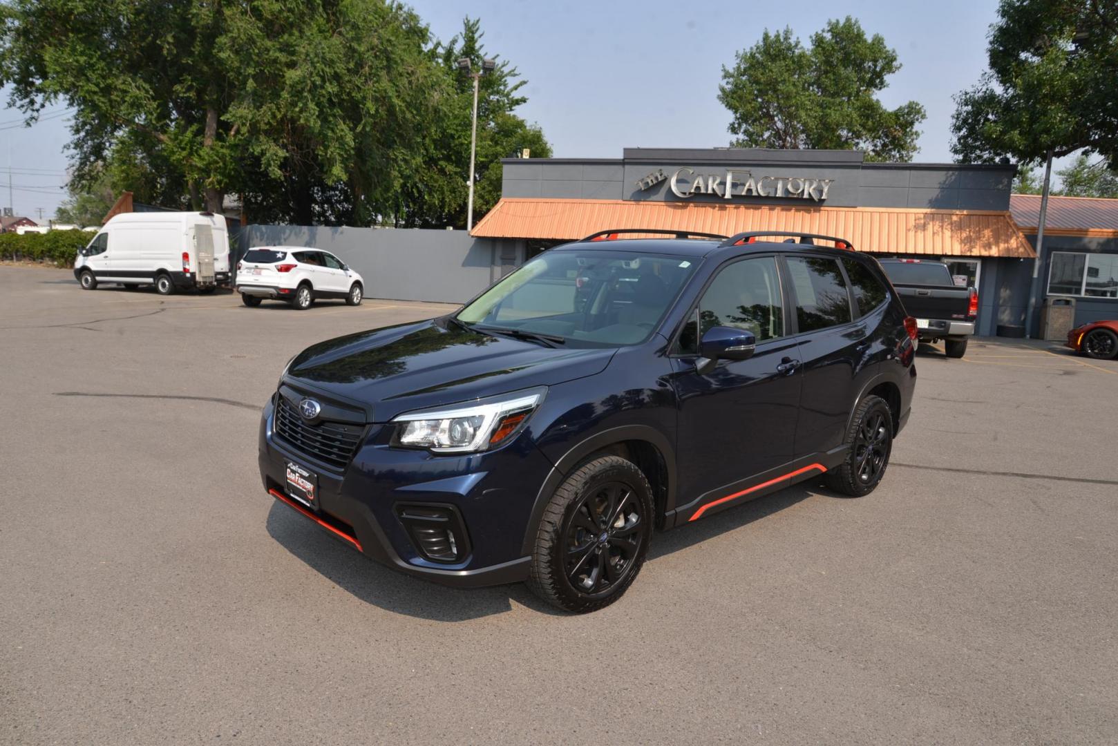 2020 /Grey/Orange Subaru Forester Sport (JF2SKALC8LH) with an 2.5L H4 SOHC 16V engine, CVT transmission, located at 4562 State Avenue, Billings, MT, 59101, (406) 896-9833, 45.769516, -108.526772 - Photo#1