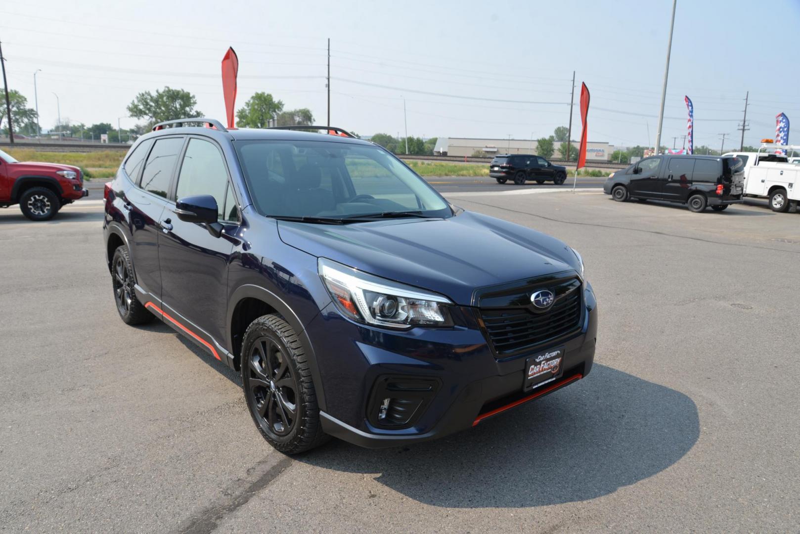 2020 /Grey/Orange Subaru Forester Sport (JF2SKALC8LH) with an 2.5L H4 SOHC 16V engine, CVT transmission, located at 4562 State Avenue, Billings, MT, 59101, (406) 896-9833, 45.769516, -108.526772 - Photo#5