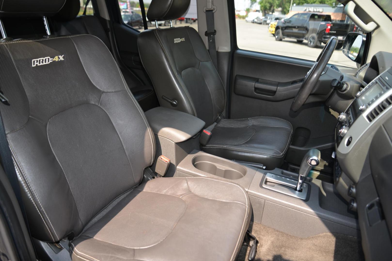 2014 gray /Grey Nissan Xterra Pro-4X (5N1AN0NW8EN) with an 4.0L V6 DOHC 24V engine, 5-Speed Automatic transmission, located at 4562 State Avenue, Billings, MT, 59101, (406) 896-9833, 45.769516, -108.526772 - 2014 Nissan Xterra Pro 4X 4x4 This Nissan is a 2 Owner vehicle and was locally traded in. There are no accidents reported on the history report. It has only 105000 miles. The Tires are like new, and they are 16 inch MTX Mud Claw Tires. You can tell this SUV has been cared for as it is in very nice - Photo#17