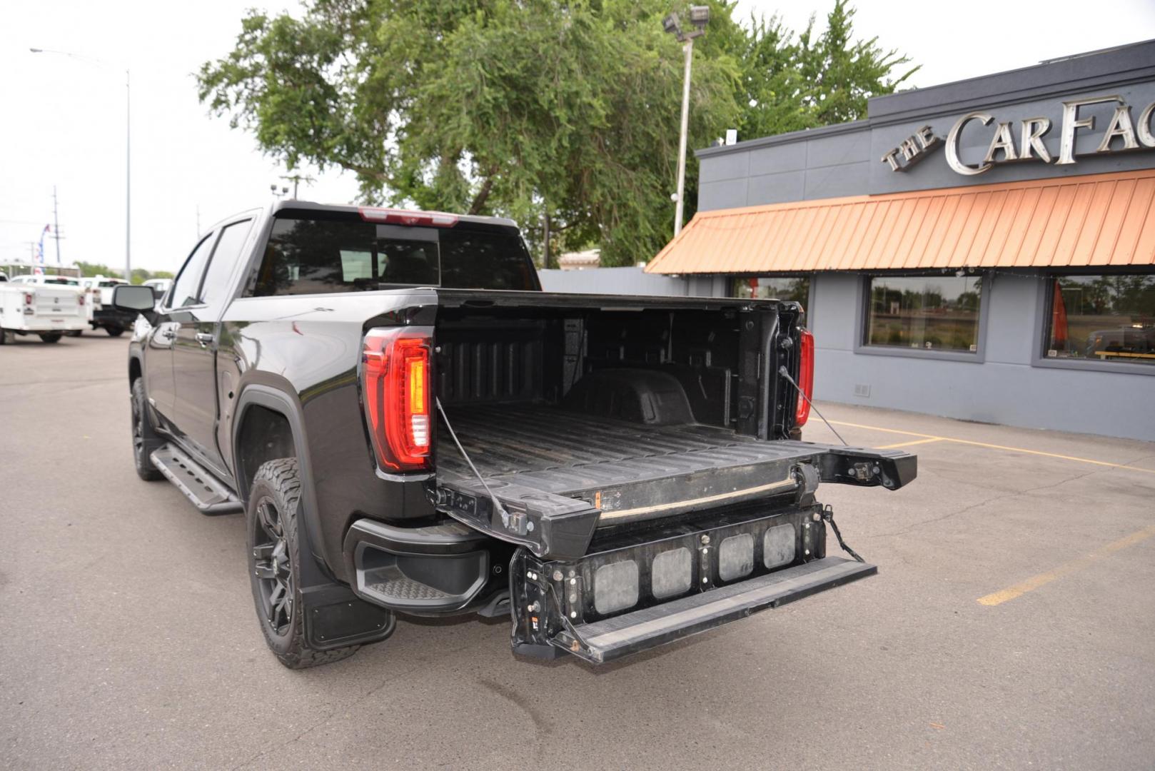 2020 /Gray Leather GMC Sierra 1500 AT4 Crew Cab 4WD (1GTP9EEL1LZ) with an 6.2L V8 OHV 16V engine, 6A transmission, located at 4562 State Avenue, Billings, MT, 59101, (406) 896-9833, 45.769516, -108.526772 - 2020 GMC Sierra 1500 AT4 Crew Cab 4WD - Low miles - One owner! 6.2L V8 OHV 16V FFV Engine - 10 - Speed Automatic Transmission - 4WD - 34,501 miles - One owner! AT4 package - Dual zone climate control - tilt and telescoping steering wheel - cruise control - Bose touchscreen audio with navigatio - Photo#3