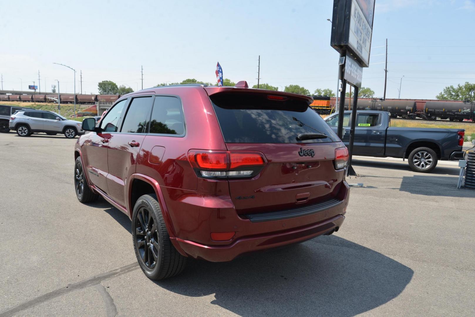 2019 Velvet red pearl /Black Jeep Grand Cherokee Altitude (1C4RJFAG1KC) with an 3.6L V6 DOHC 24V engine, 8A transmission, located at 4562 State Avenue, Billings, MT, 59101, (406) 896-9833, 45.769516, -108.526772 - 2019 Jeep Grand Cherokee Altitude 4x4 The Jeep is a local trade in, It is a Two owner vehicle, The history report has service records notated , there are no accidents reported on The history report. The SUV is very clean and it runs and drives nicely. The Tires are in great shape it has a 3.6 Lite - Photo#5