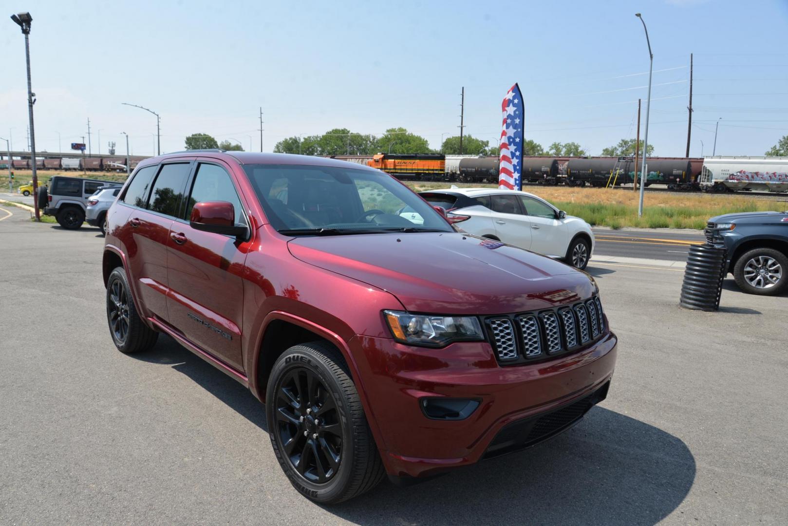 2019 Velvet red pearl /Black Jeep Grand Cherokee Altitude (1C4RJFAG1KC) with an 3.6L V6 DOHC 24V engine, 8A transmission, located at 4562 State Avenue, Billings, MT, 59101, (406) 896-9833, 45.769516, -108.526772 - 2019 Jeep Grand Cherokee Altitude 4x4 The Jeep is a local trade in, It is a Two owner vehicle, The history report has service records notated , there are no accidents reported on The history report. The SUV is very clean and it runs and drives nicely. The Tires are in great shape it has a 3.6 Lite - Photo#3