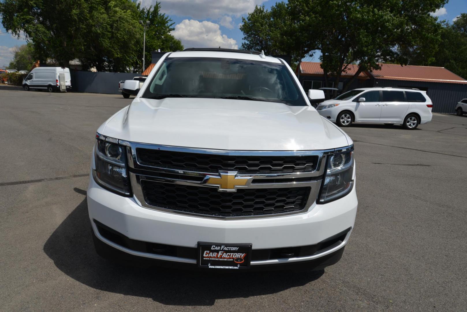 2017 Summit White /Jet Black Chevrolet Tahoe LS 4WD (1GNSKAEC0HR) with an 5.3L V8 OHV 16V engine, 6A transmission, located at 4562 State Avenue, Billings, MT, 59101, (406) 896-9833, 45.769516, -108.526772 - Photo#3