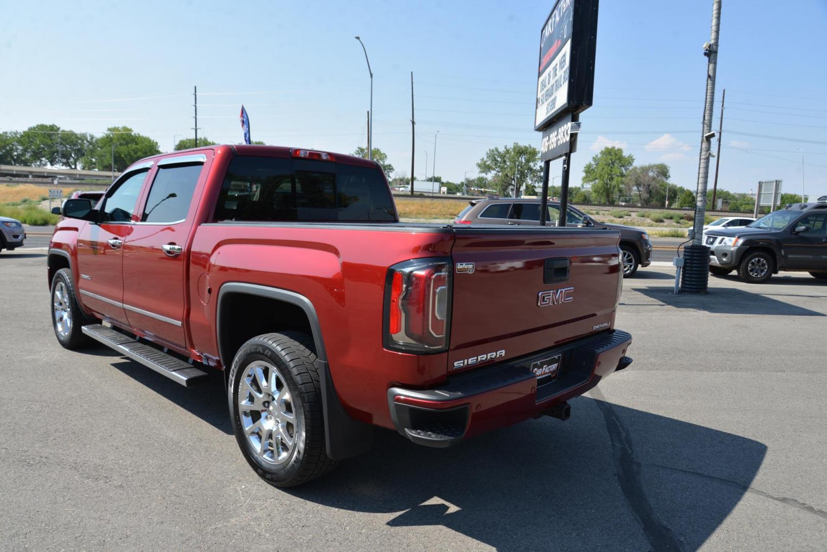 2018 Red Quartz Tintcoat /dark charcoal GMC Sierra 1500 Denali Crew Cab Long Box 4WD (3GTU2PEC3JG) with an 5.3L V8 OHV 16V engine, 8 speed Automatic transmission, located at 4562 State Avenue, Billings, MT, 59101, (406) 896-9833, 45.769516, -108.526772 - Photo#5