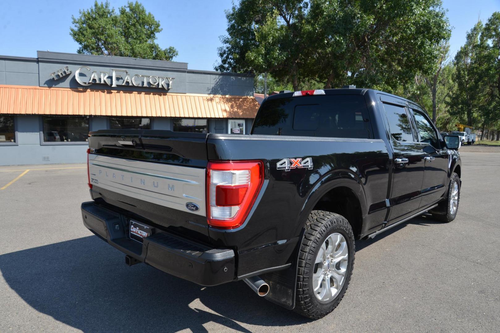 2021 Black /Black Ford F-150 Platinum SuperCrew 6.5-ft. Bed 4WD (1FTFW1E53MF) with an 5.0L V8 OHV 16V engine, 10 Speed Automatic transmission, located at 4562 State Avenue, Billings, MT, 59101, (406) 896-9833, 45.769516, -108.526772 - This is a 2021 Ford F-150 Platinum SuperCrew 4x4 with a 6 and a half foot bed This Ford is a One Owner Truck, there are no accidents reported on the history report. It has 20 inch Goodyear Wrangler Dura trac tires and they are in great shape. it has a 5 Liter V8, 10 Speed automatic transmission, - Photo#13