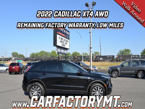 2022 Cadillac XT4 Sport AWD, Low Miles, Remaining Factory Warranty