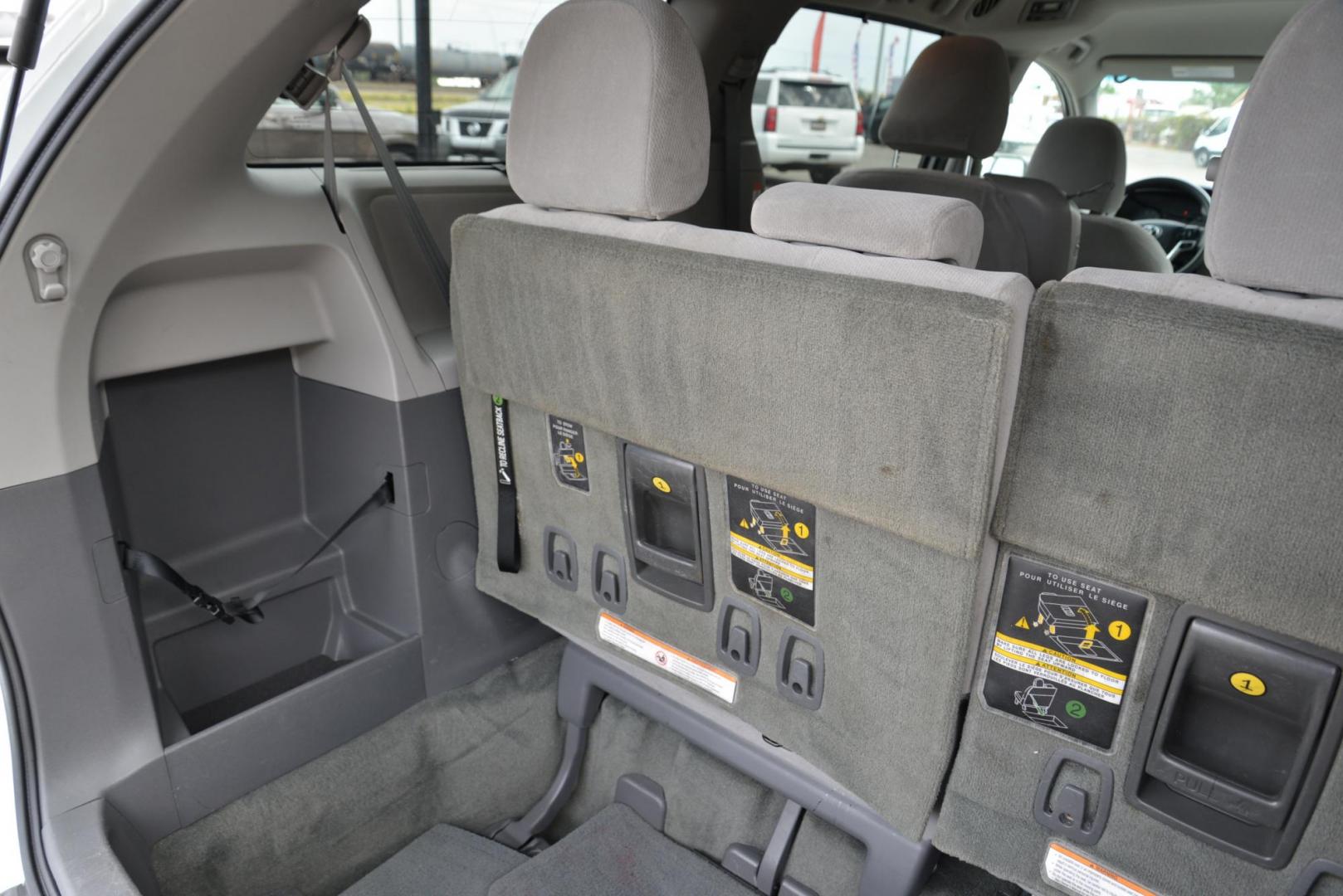 2016 White /Grey Toyota Sienna LE with an 3.5L V6 engine, 6 speed automatic transmission, located at 4562 State Avenue, Billings, MT, 59101, (406) 896-9833, 45.769516, -108.526772 - 2016 Toyota Sienna LE This is a 2 owner vehicle, the Van has no accidents reported to CarFax, there are 18 service history records reported on CarFax, The Toyota has low miles. It has 17 Inch Cooper Discoverer Tires that are in good shape, The Sienna runs and drives nicely. Mileage: 95,384 miles - Photo#20